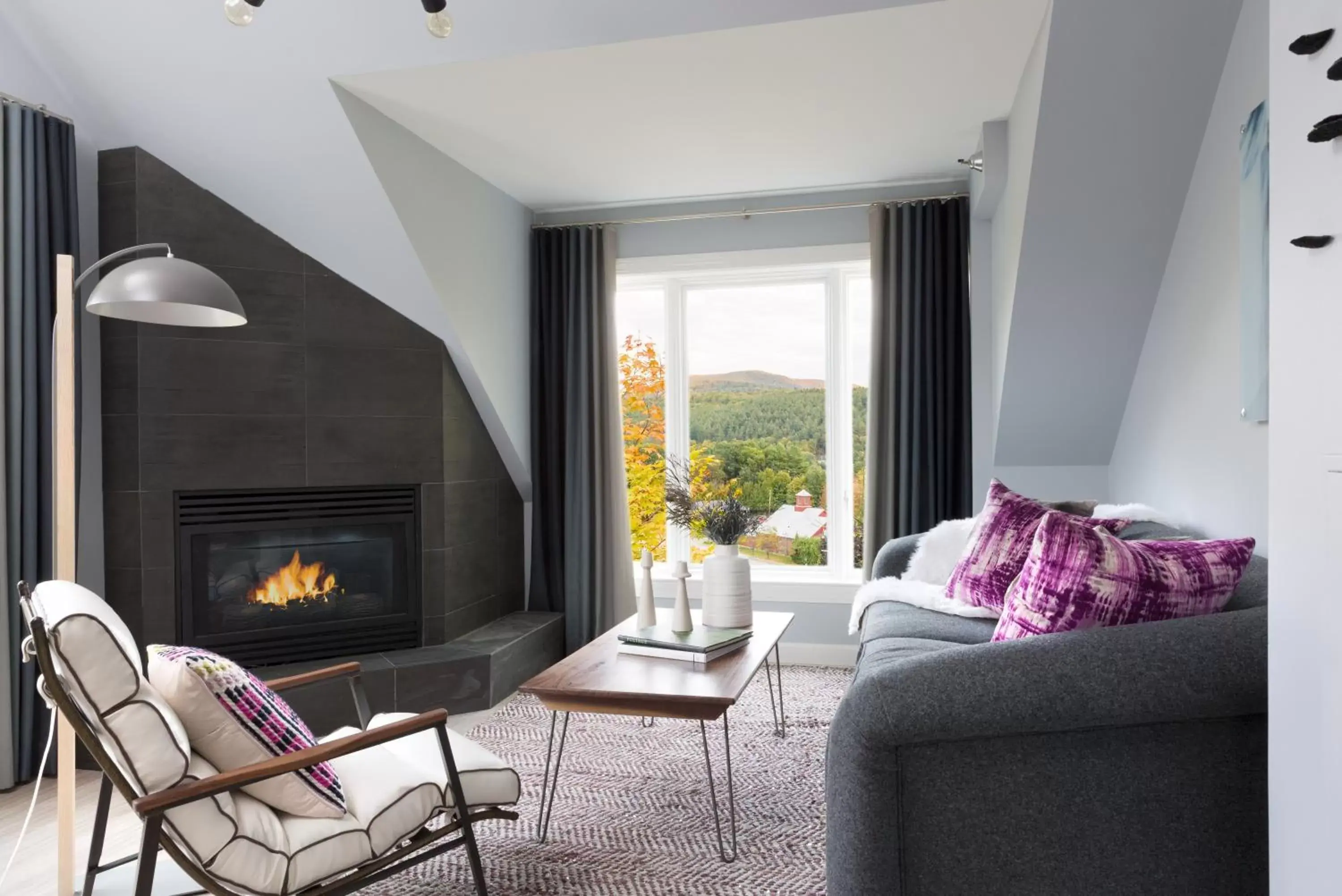 Living room, Seating Area in Field Guide Lodge