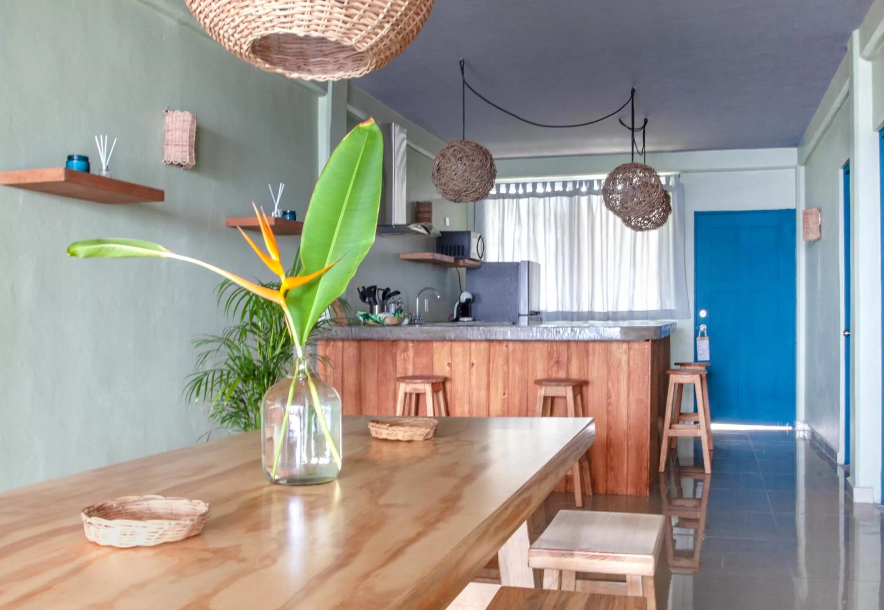 Kitchen or kitchenette, Kitchen/Kitchenette in Albatros Suites by Bedsfriends