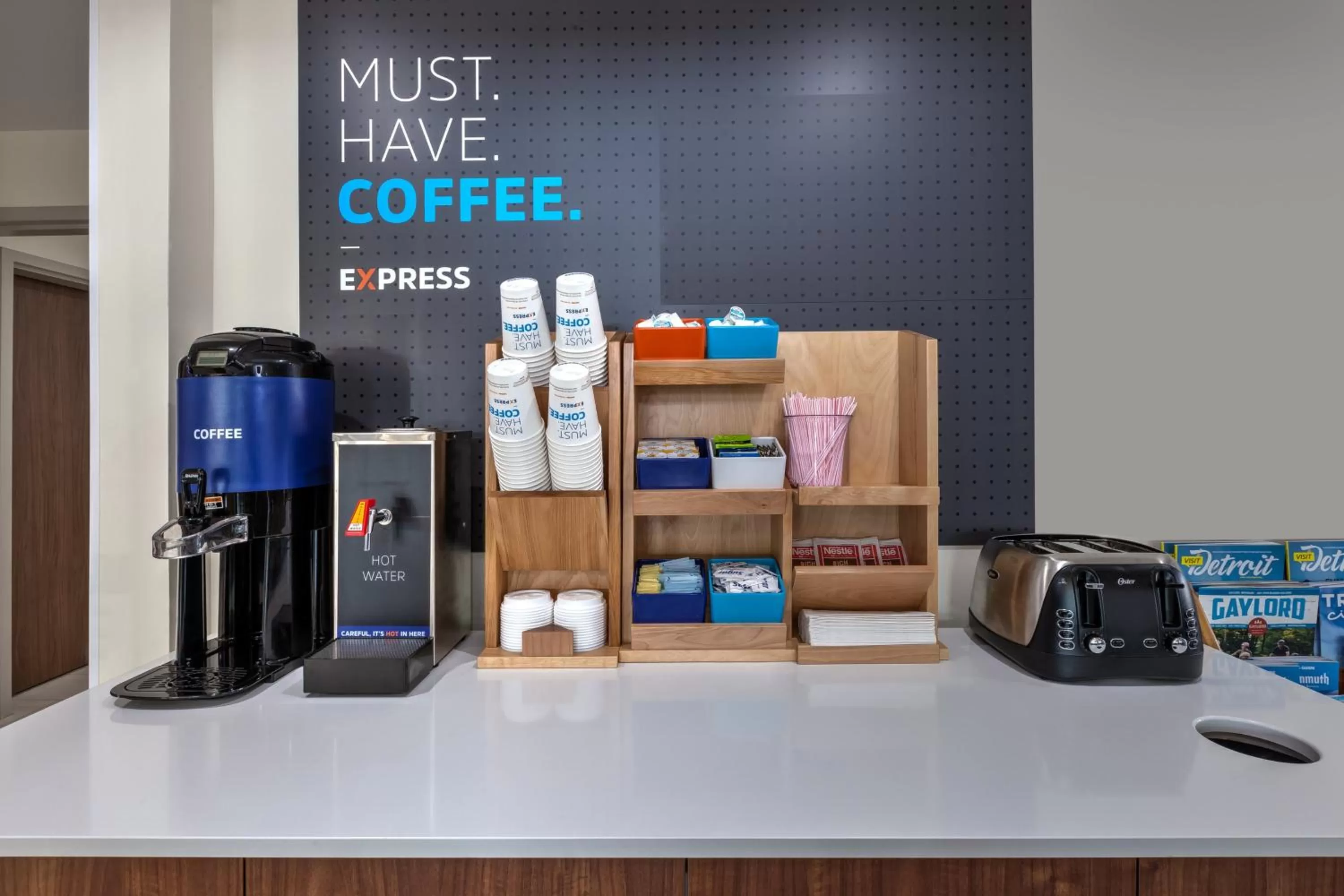 Breakfast in Holiday Inn Express Detroit-Warren/General Motors Technology Center by IHG