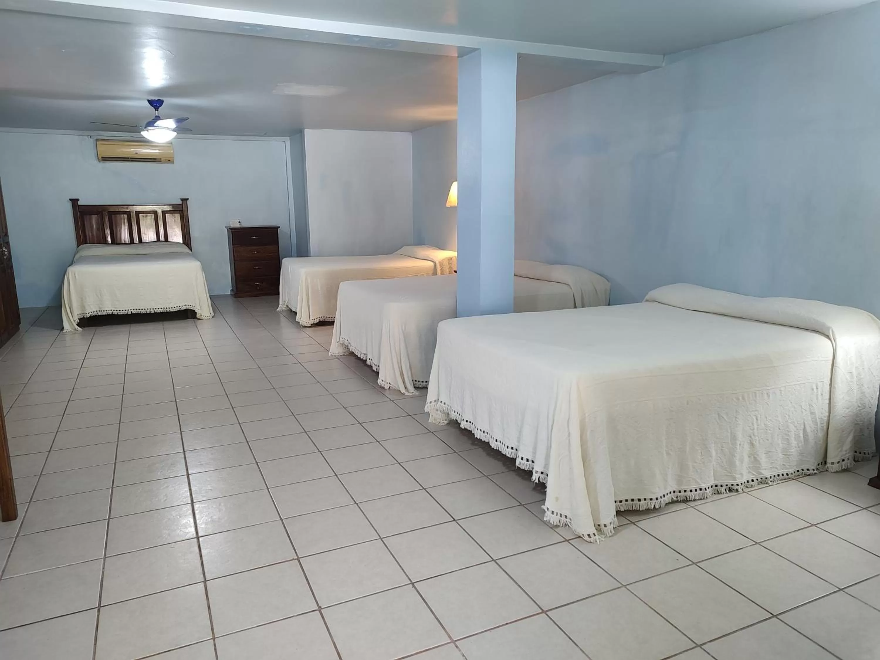 Bed in Freedom Shores "La Gringa" Hotel - Universally Designed