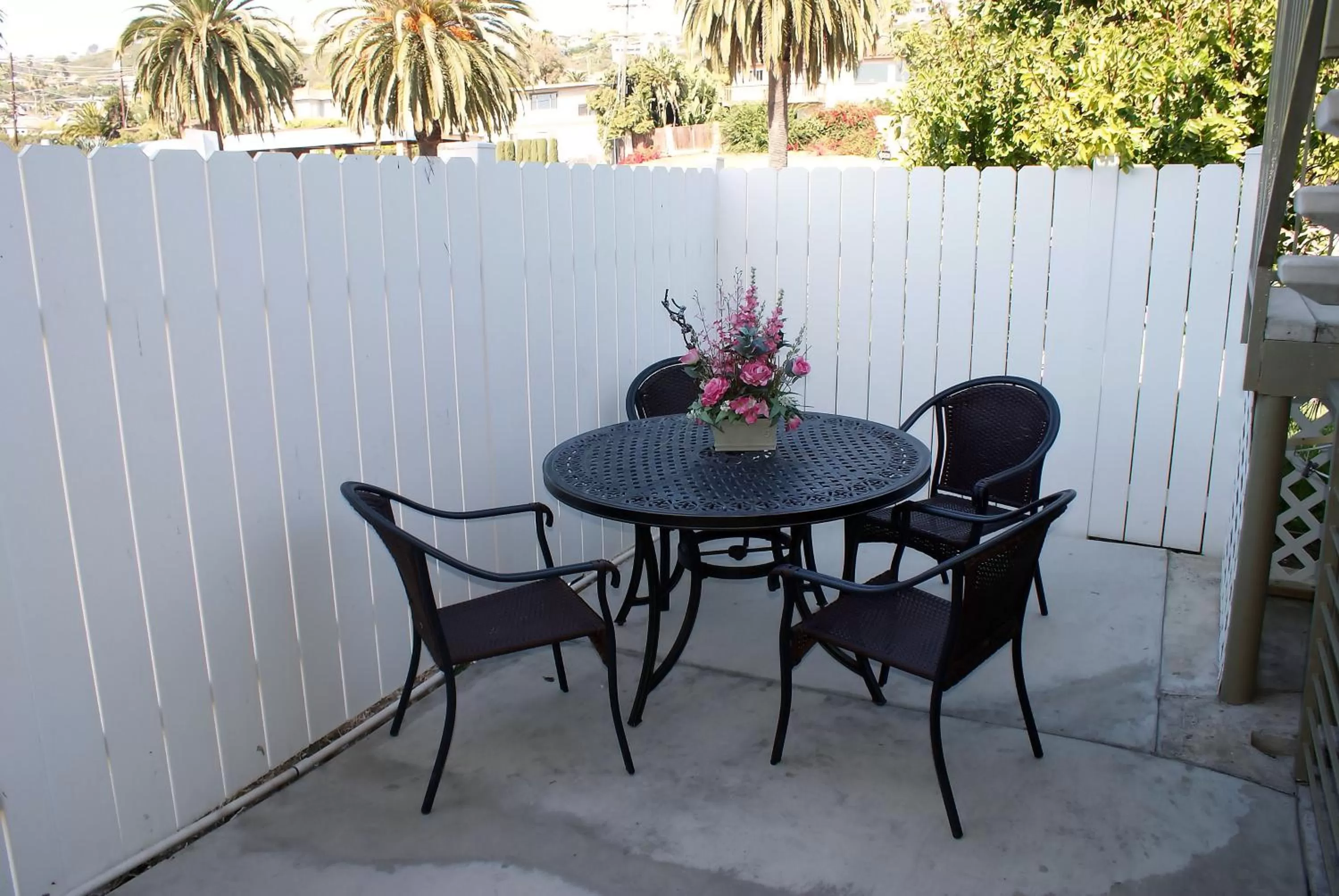 Patio in Rodeway Inn San Clemente
