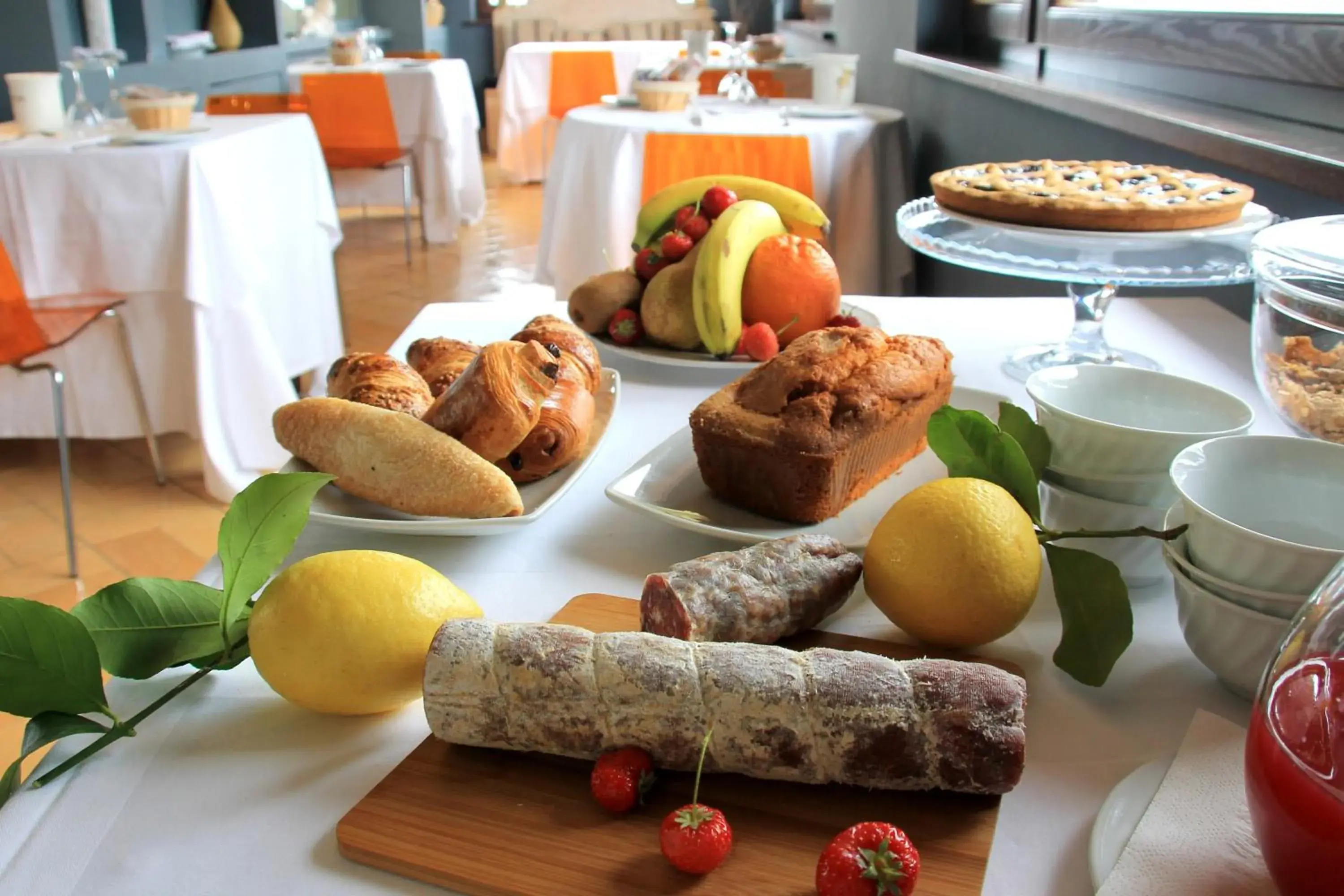 Buffet breakfast in Hotel & Restaurant degli Angeli