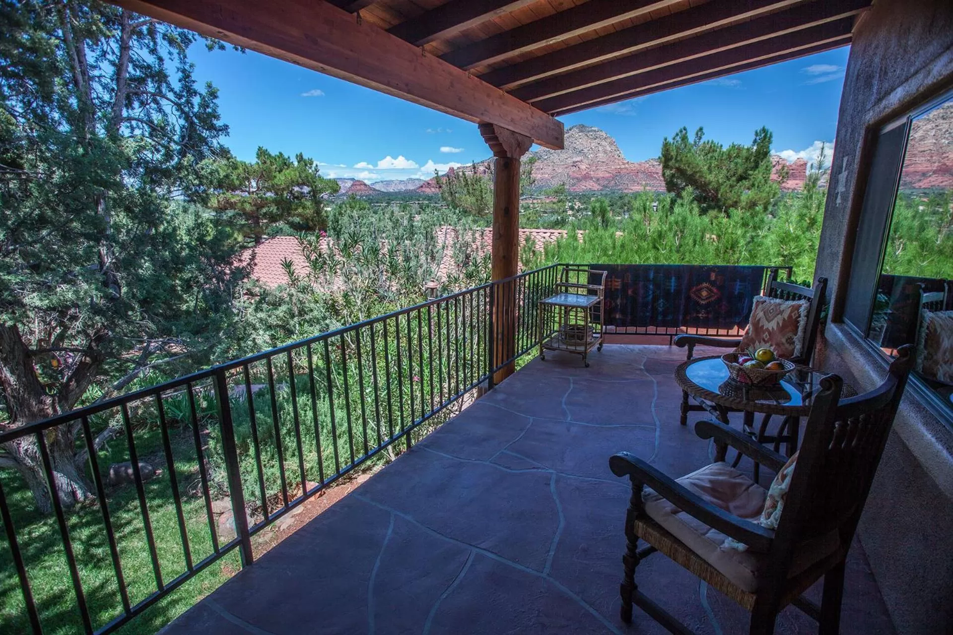 Balcony/Terrace in A Sunset Chateau