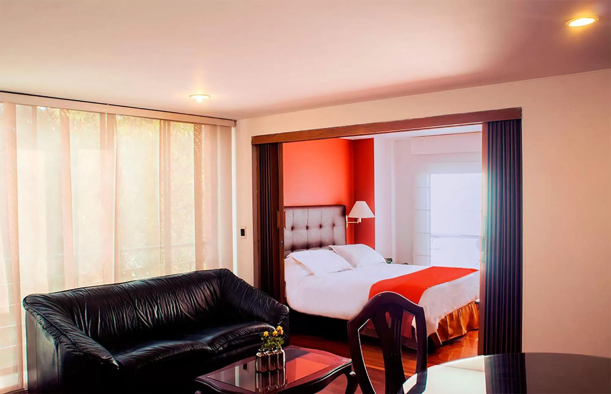 Photo of the whole room, Bed in Apartaestudios Los Andes