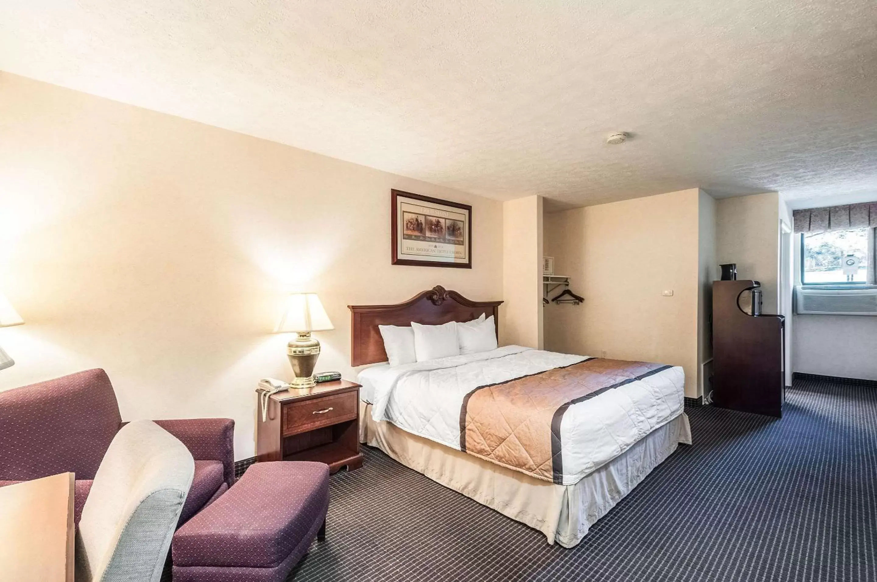 Photo of the whole room, Bed in Rodeway Inn and Suites - Charles Town,WV