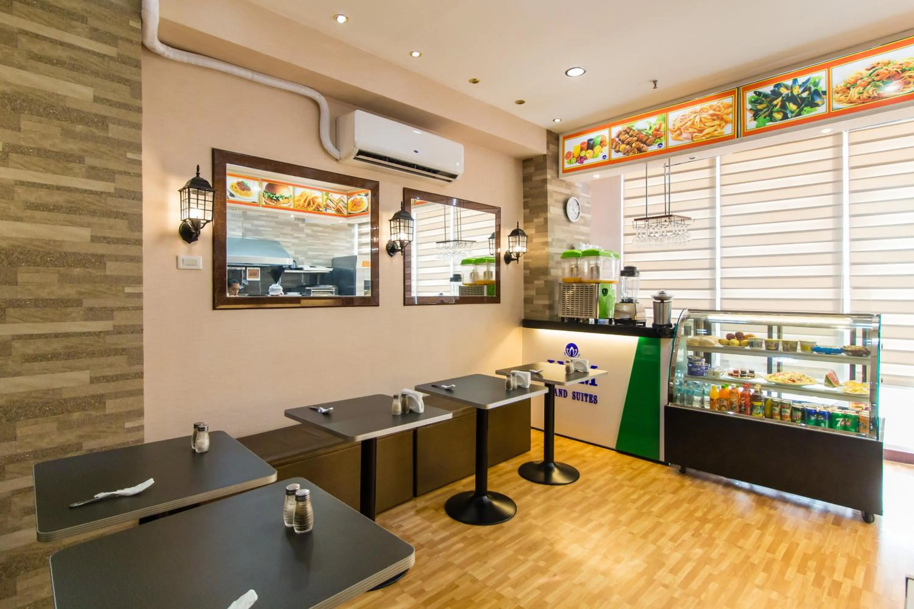 Restaurant/places to eat in Jmm Apartment Suites