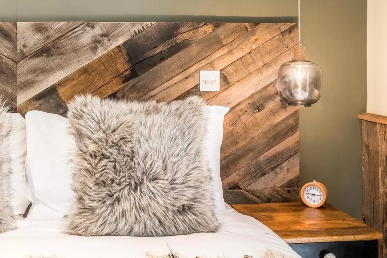 Decorative detail, Bed in The Litton Decorative detail, Bed in The Litton