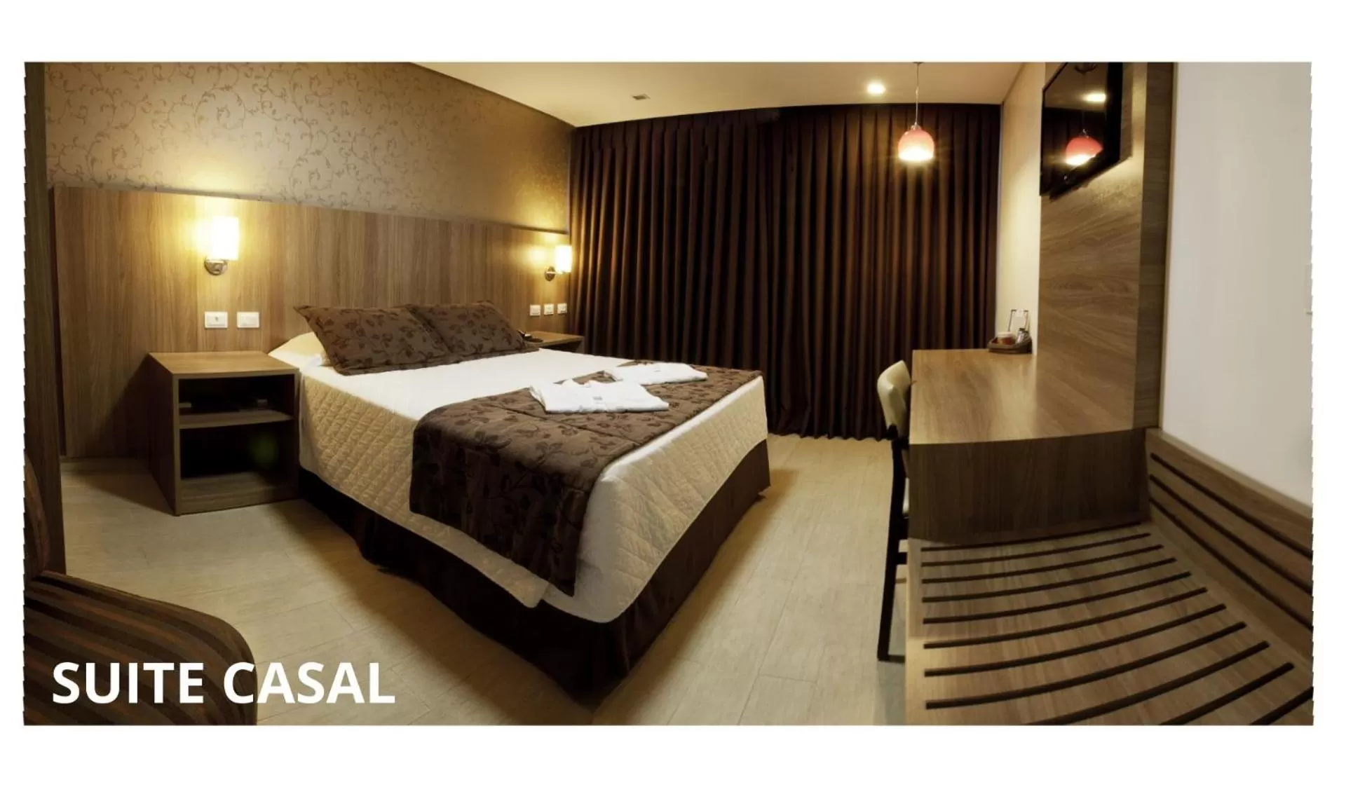 Photo of the whole room, Bed in Foz Presidente Comfort Hotel