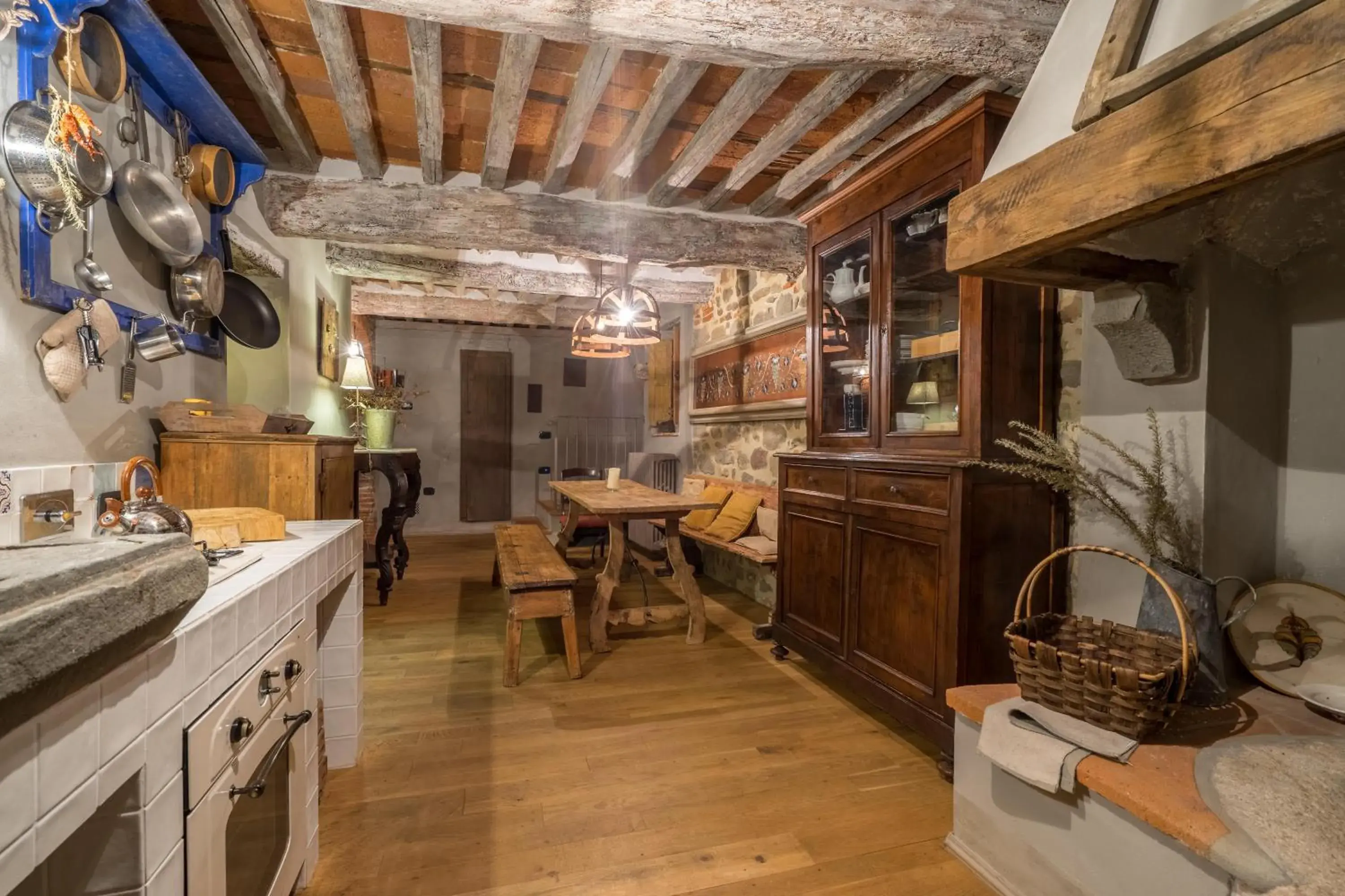 Dining area, Kitchen/Kitchenette in Hotel Villa Sermolli