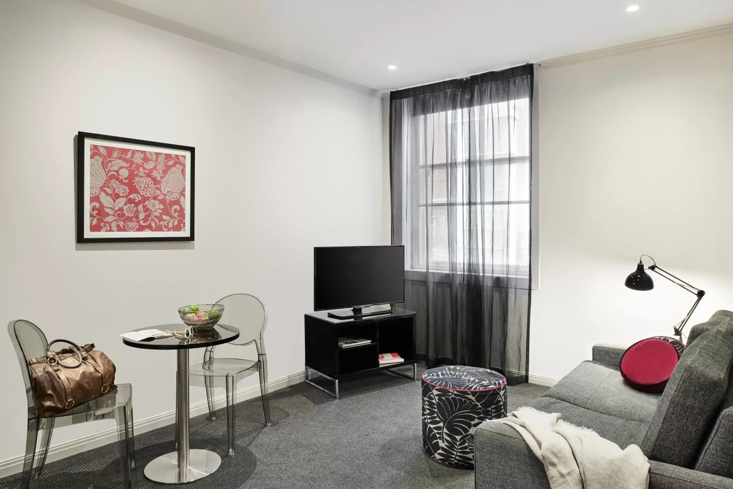 Living room, TV/Entertainment Center in Punthill Apartment Hotel - Flinders Lane