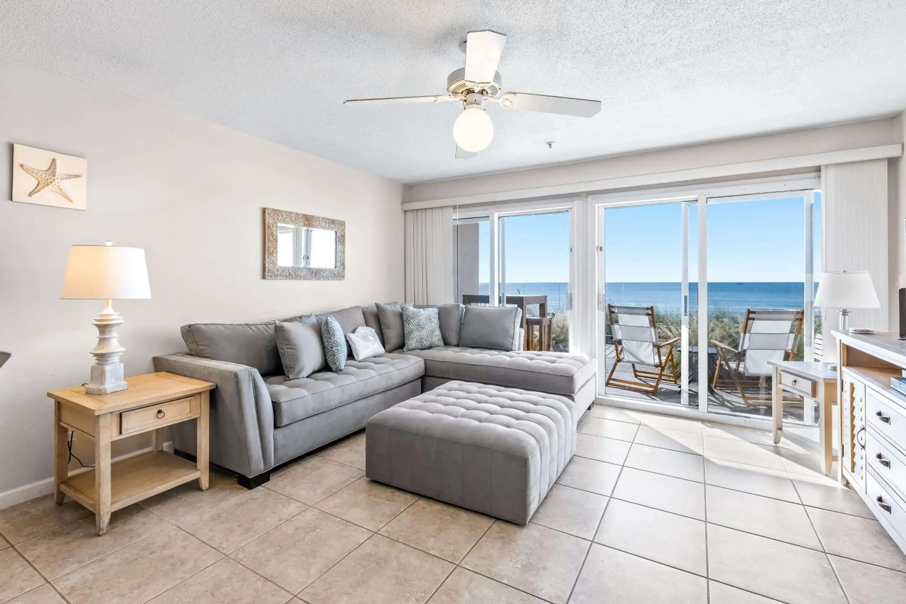 Seating Area in Crystal Sands Condominiums by ResortQuest