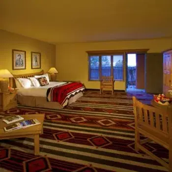 Bed in The Lodge at Santa Fe
