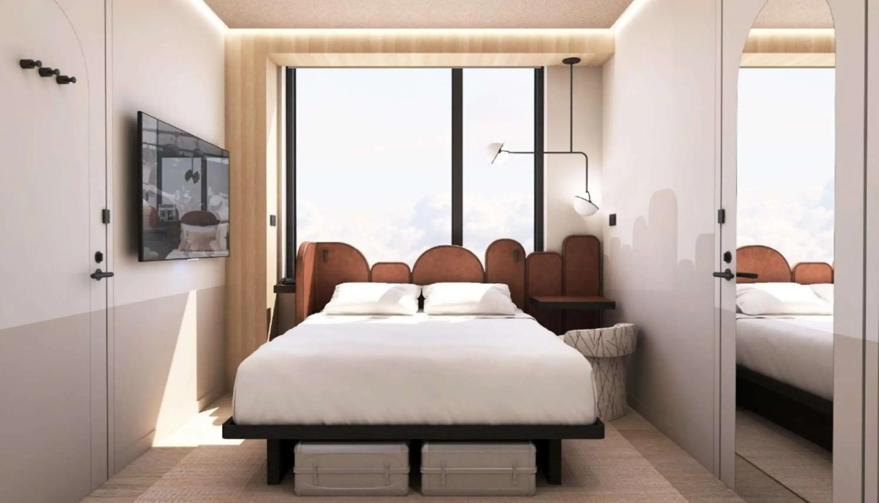 Bedroom, Bed in Motto By Hilton New York City Times Square