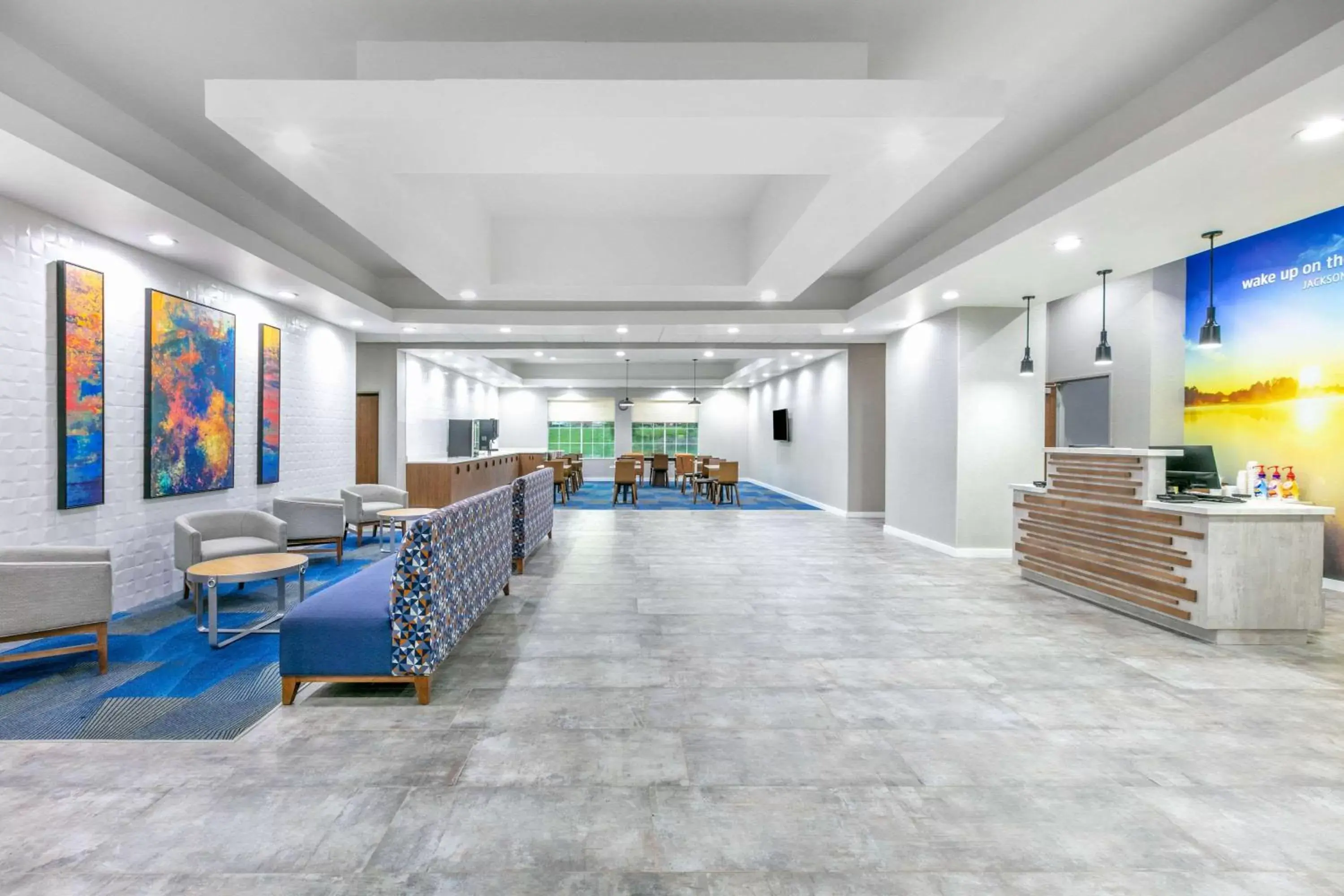 Lobby or reception in La Quinta by Wyndham Jacksonville, Texas Lobby or reception in La Quinta by Wyndham Jacksonville, Texas