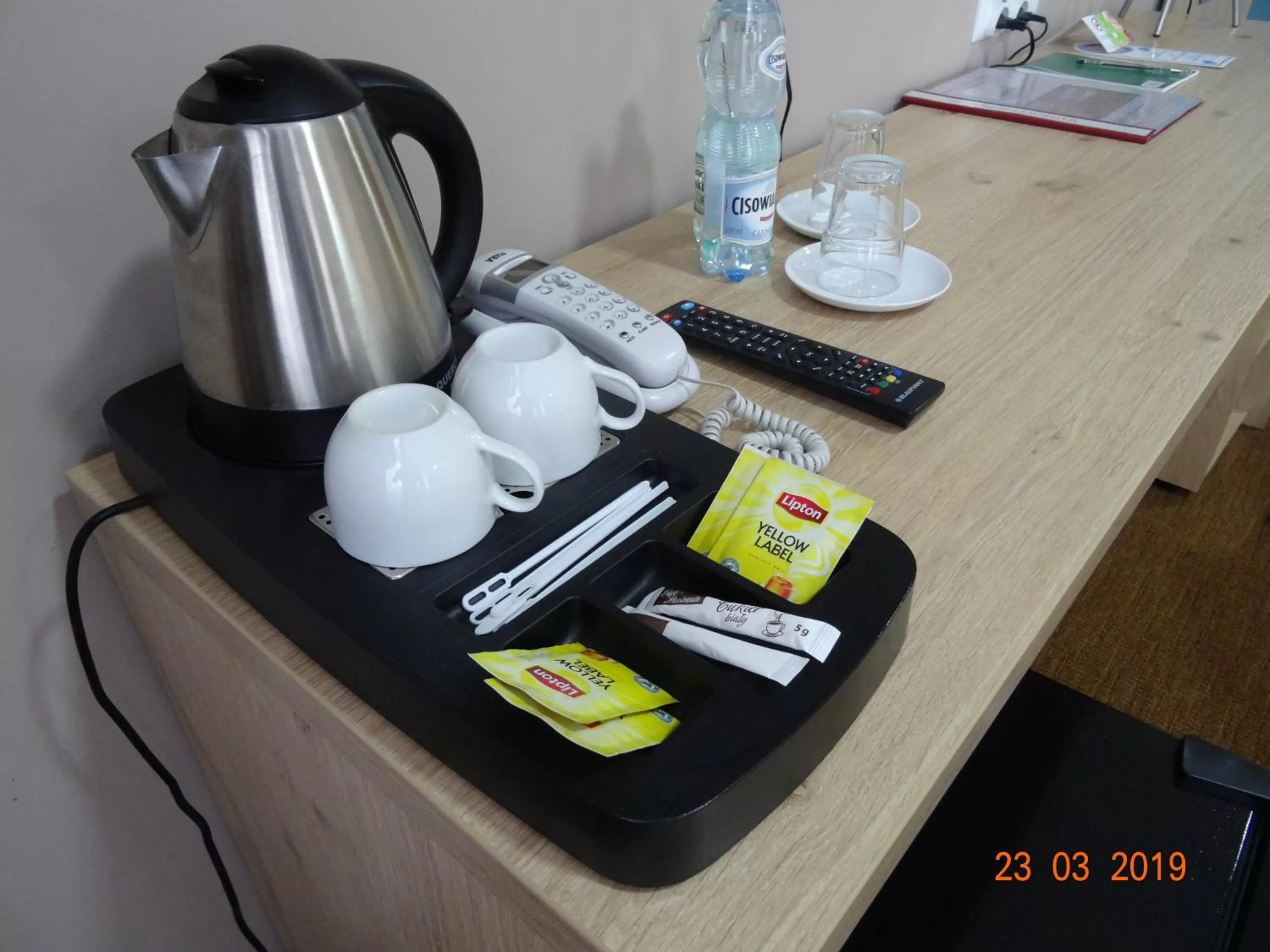 Coffee/tea facilities in Carina Hotel