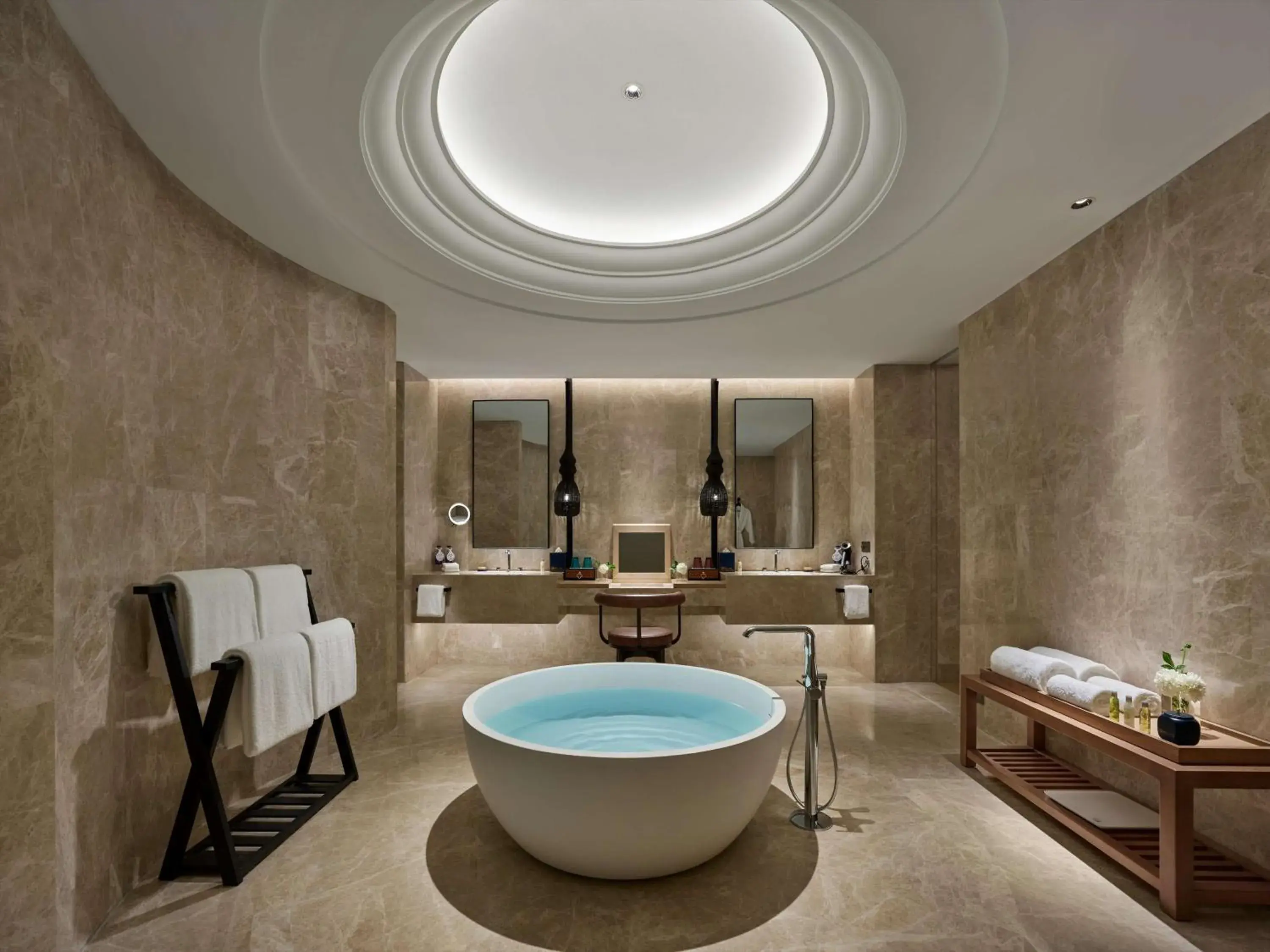 Bathroom in Hilton Shanghai Songjiang Guangfulin