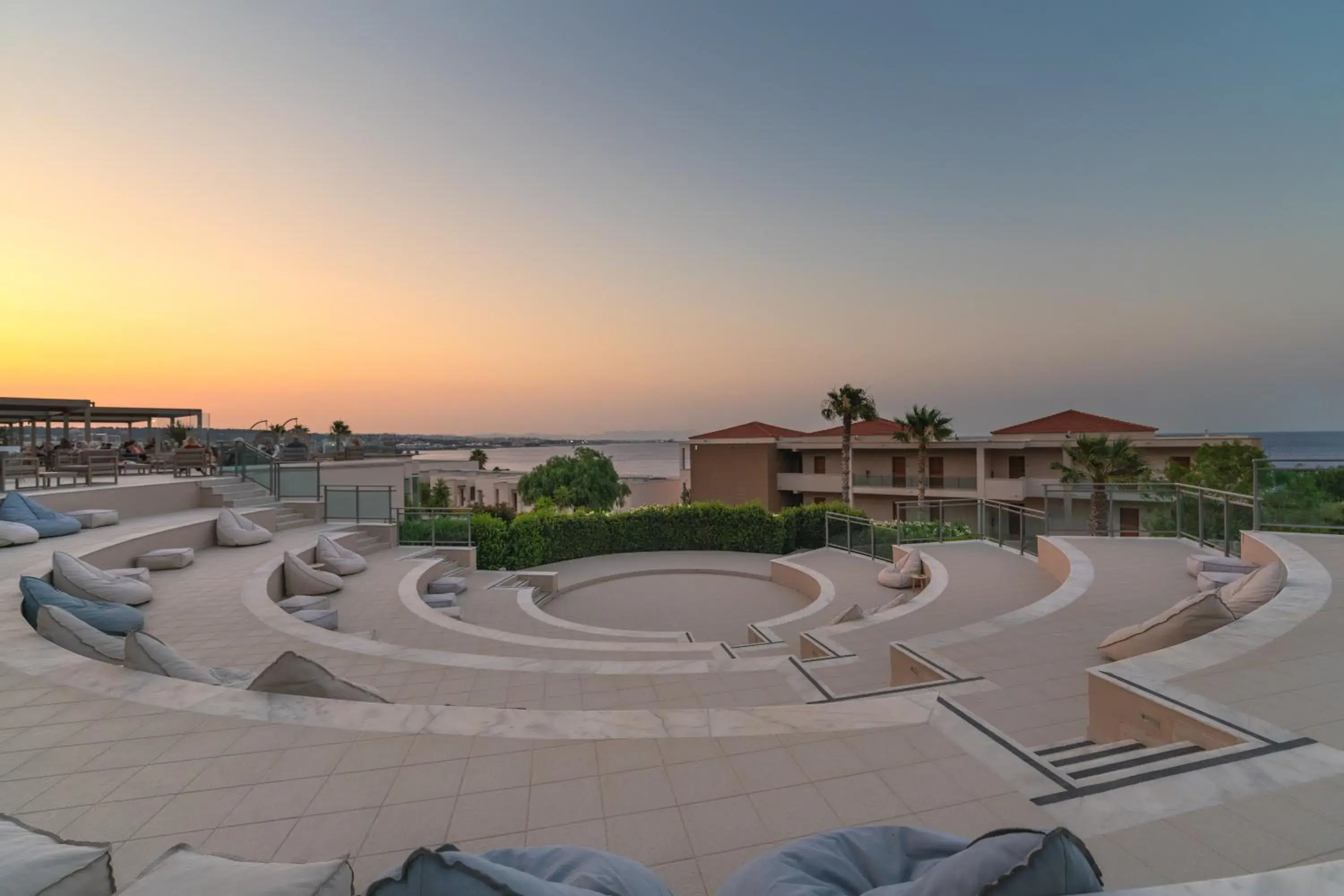 Sunset, Swimming Pool in KRESTEN ROYAL Euphoria Resort