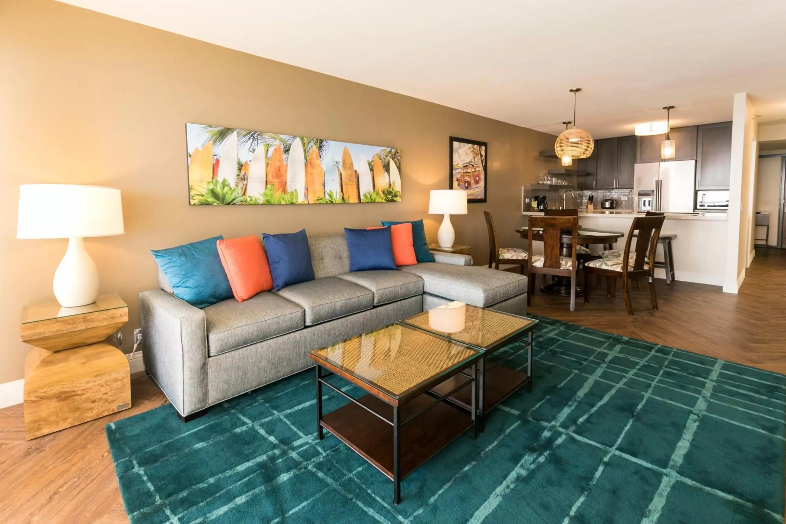 Living room, Seating Area in Aston Waikiki Beach Tower