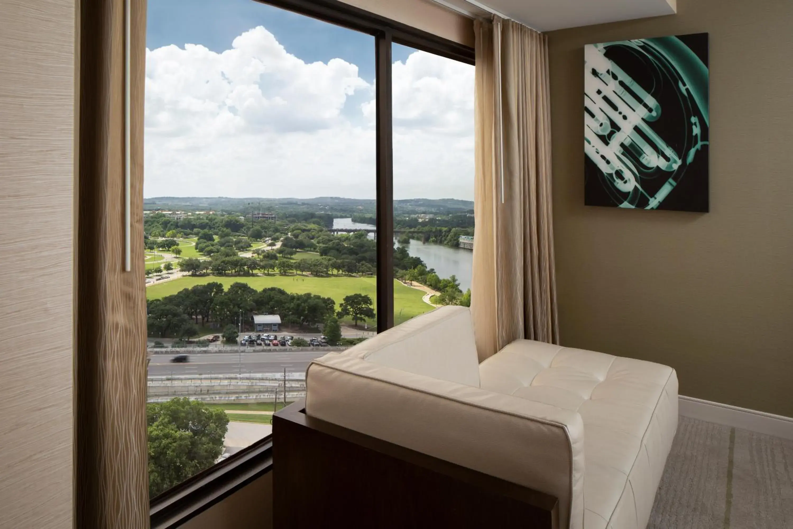 Queen Room with Two Queen Beds and Partial River View in Hyatt Regency Austin