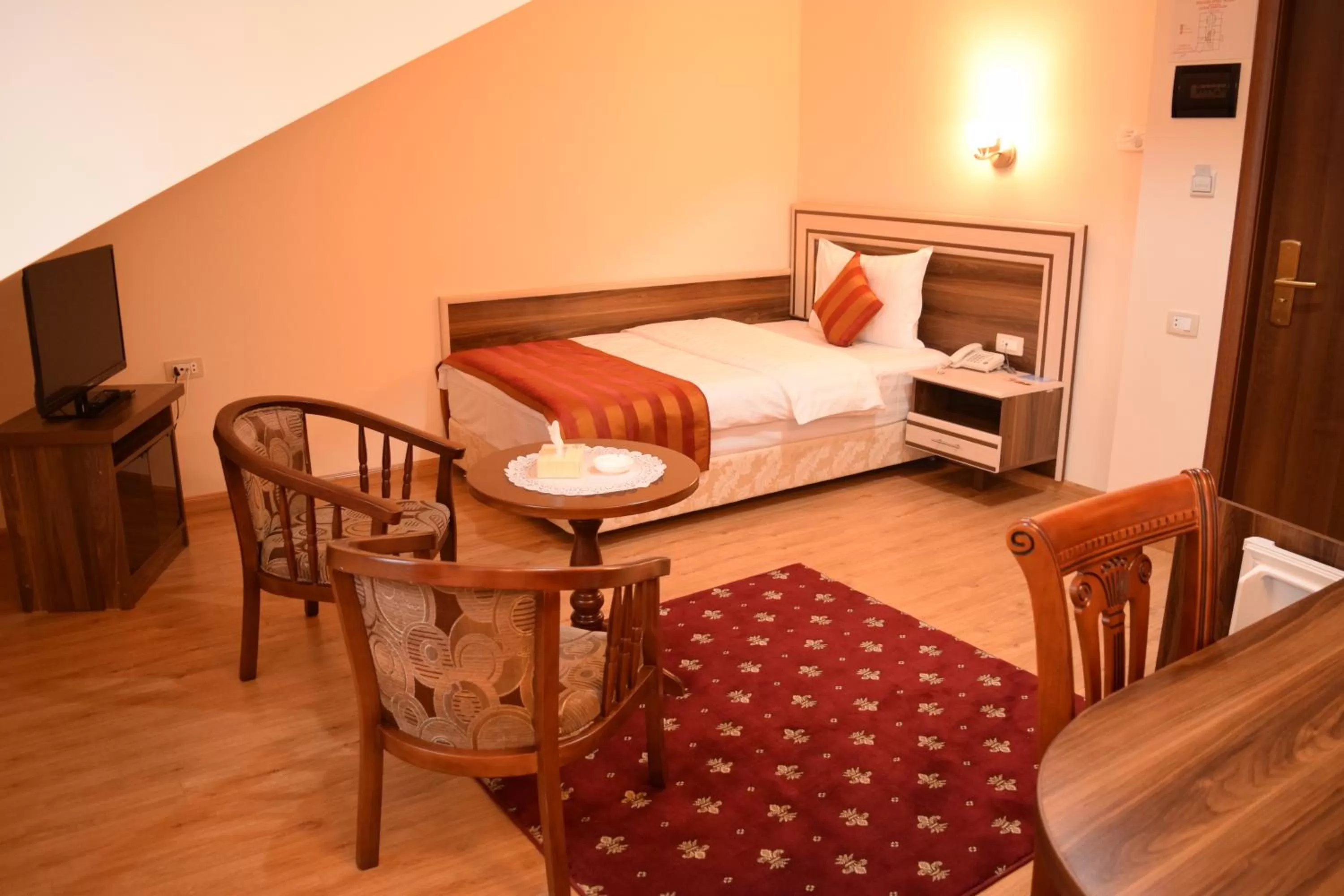 Bed in Artsakh Hotel