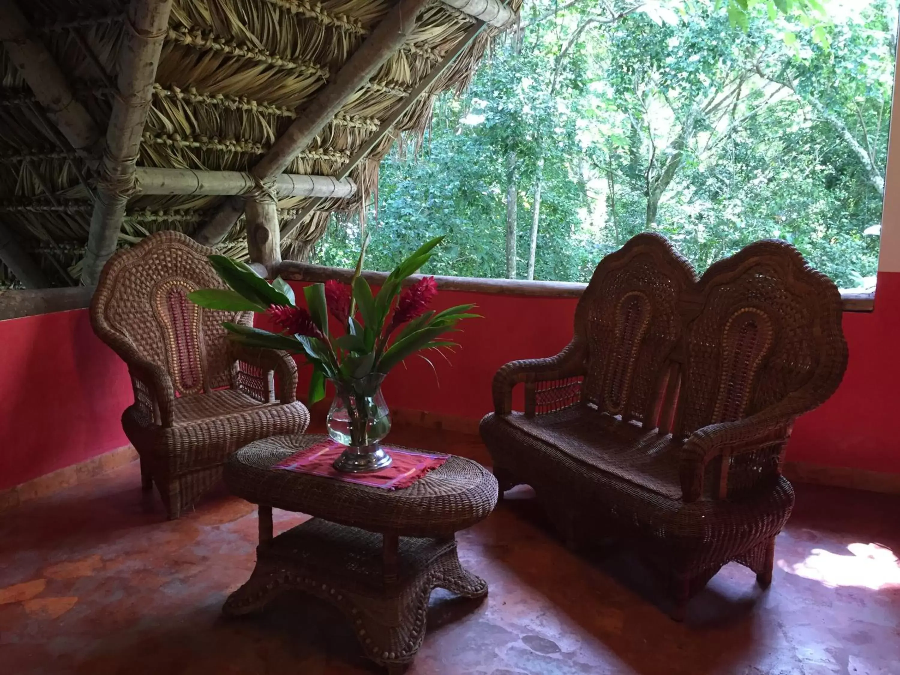 Balcony/Terrace, Seating Area in Hotel Boutique Quinta Chanabnal