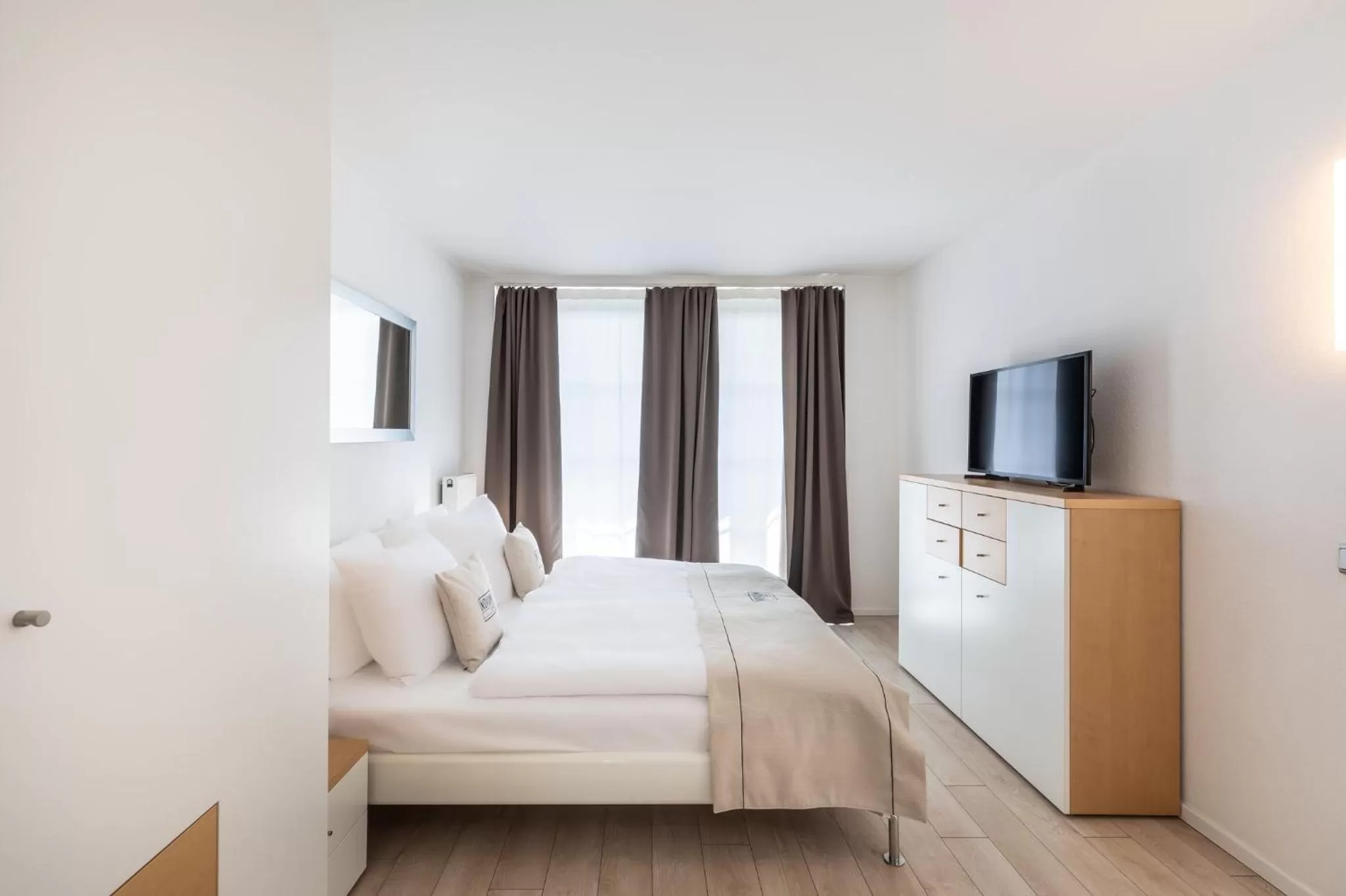 Photo of the whole room, Bed in Hotel Freiraum