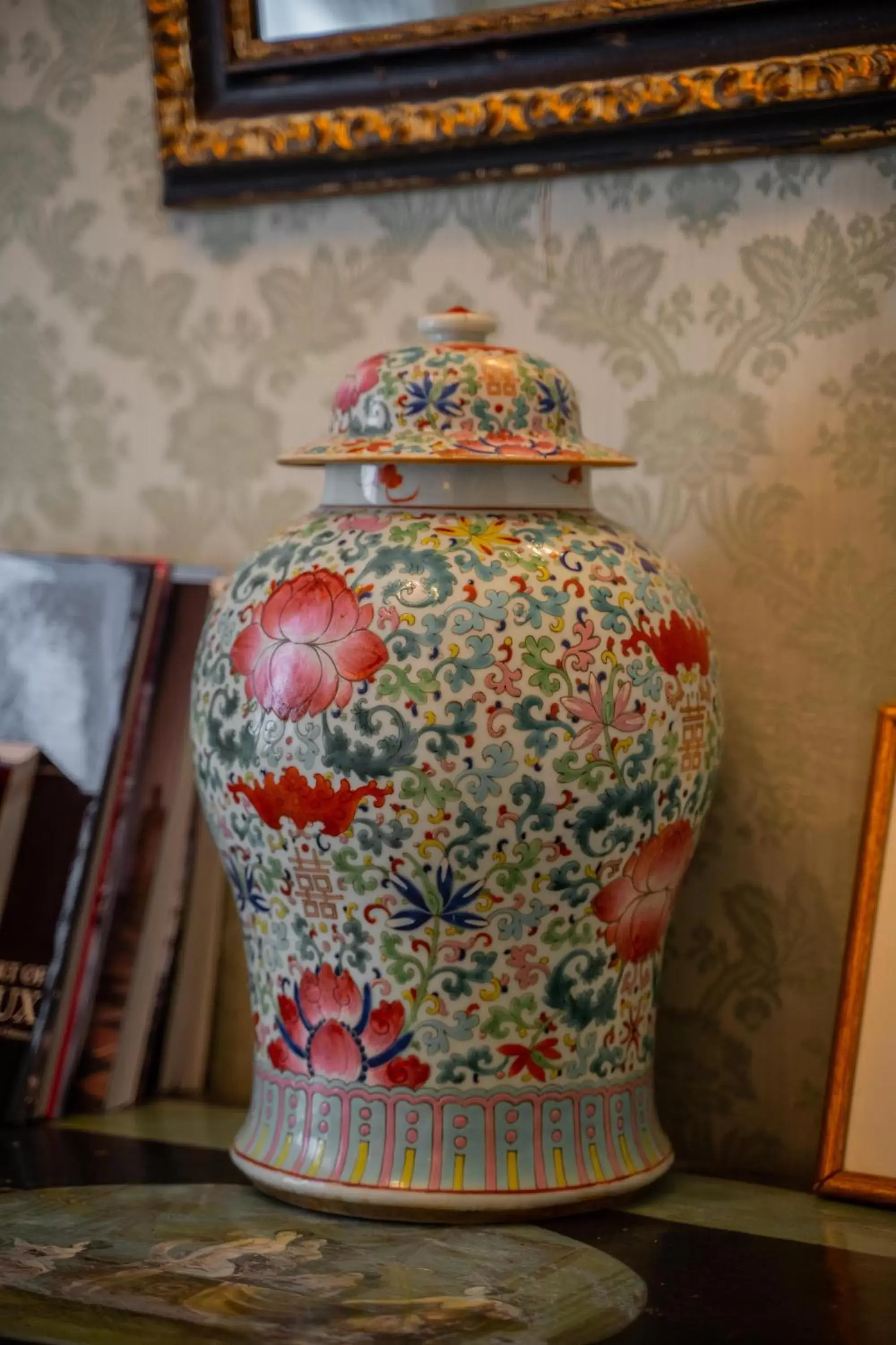 Decorative detail in Château Pape Clément