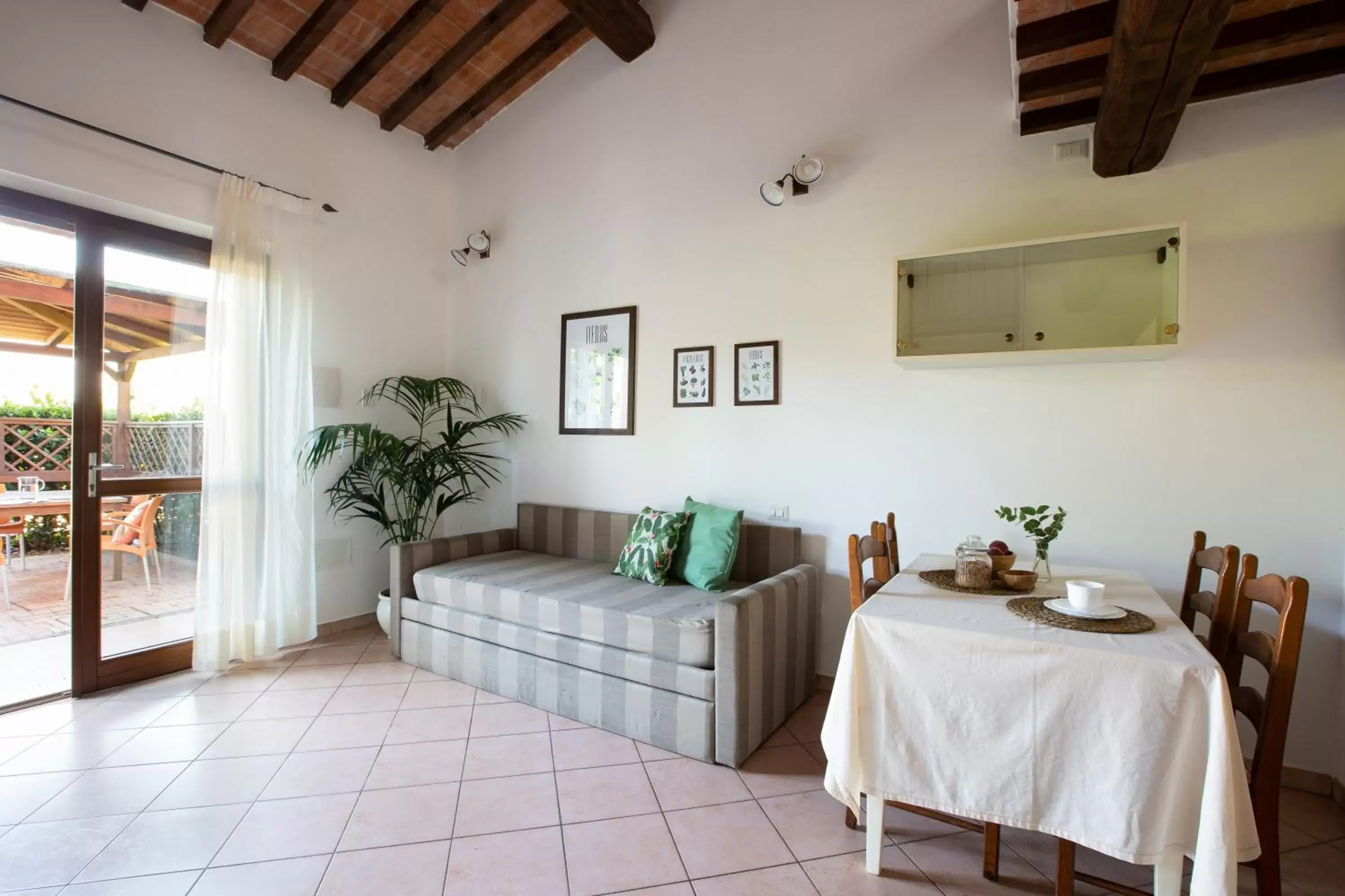 Living room in Borgo Verde