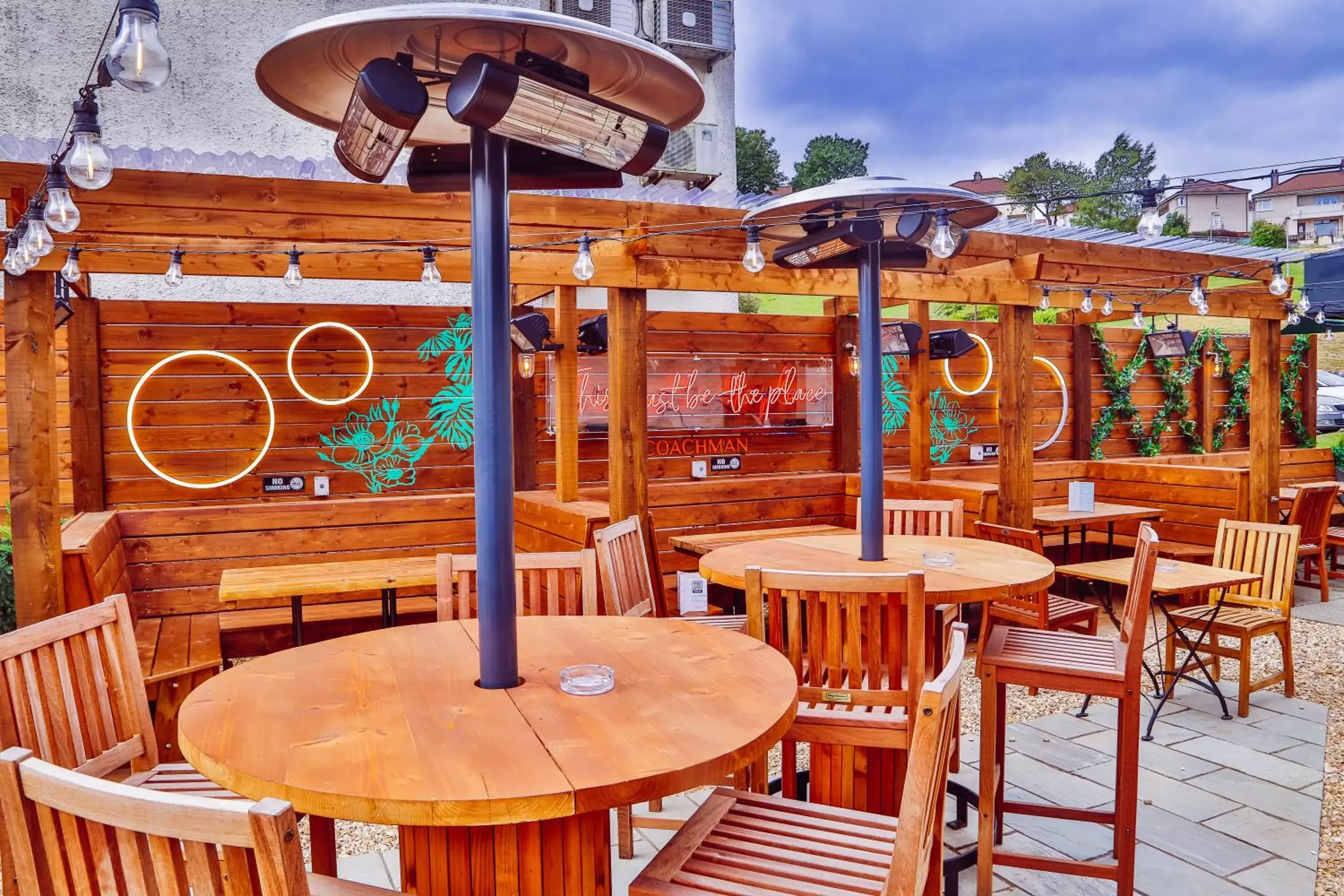 Garden view in The Coachman Hotel Garden view in The Coachman Hotel