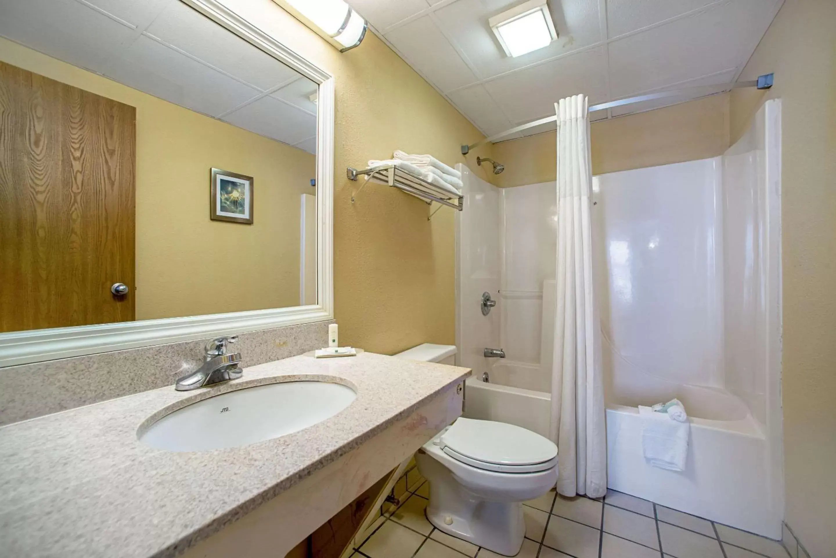 Bathroom in Quality Inn Near Six Flags St. Louis