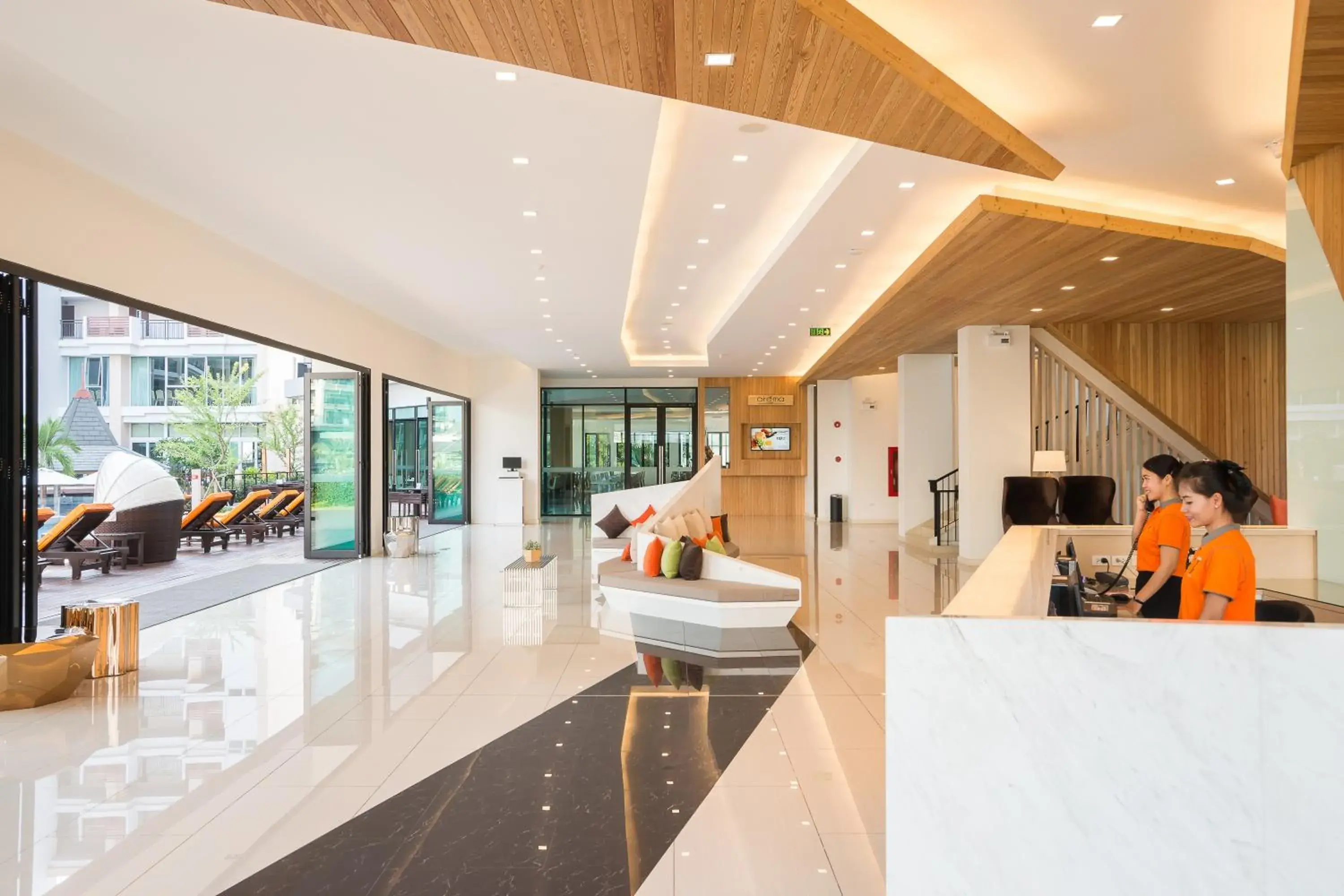 Lobby or reception, Lobby/Reception in J Inspired Hotel Pattaya (SHA Plus)