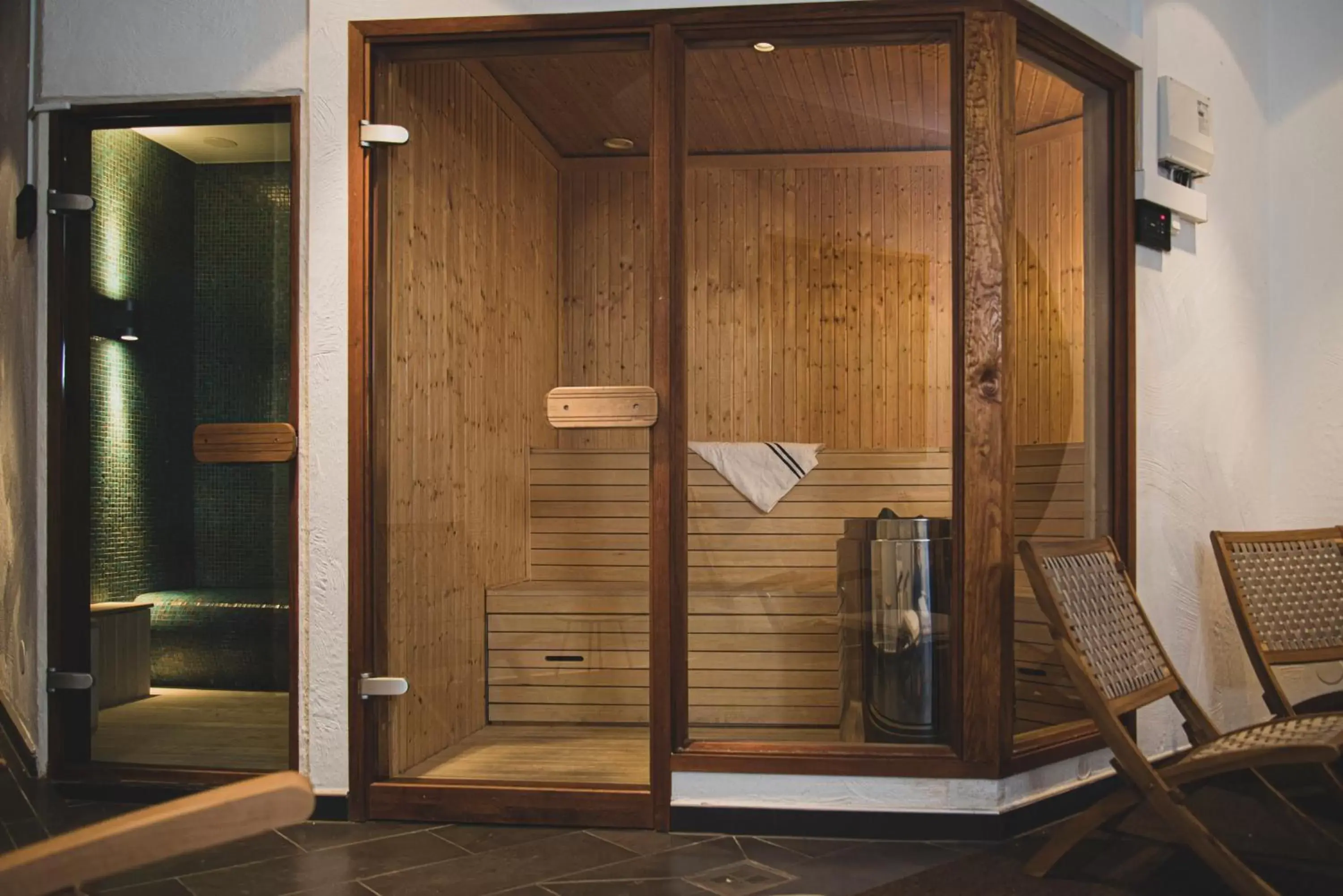 Sauna in The Vault Hotel, WorldHotels Crafted