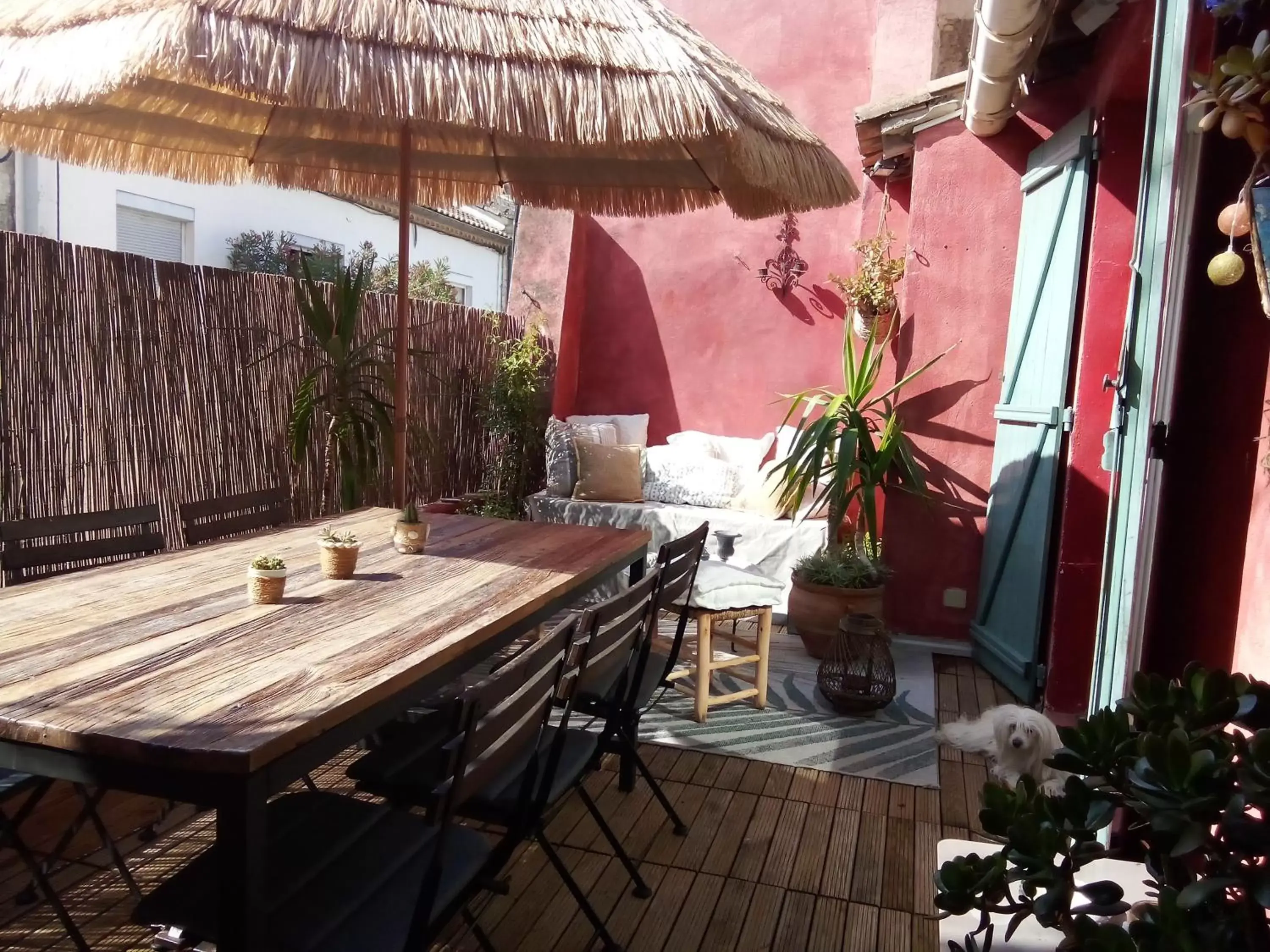 Balcony/Terrace, Restaurant/Places to Eat in La maison perchee