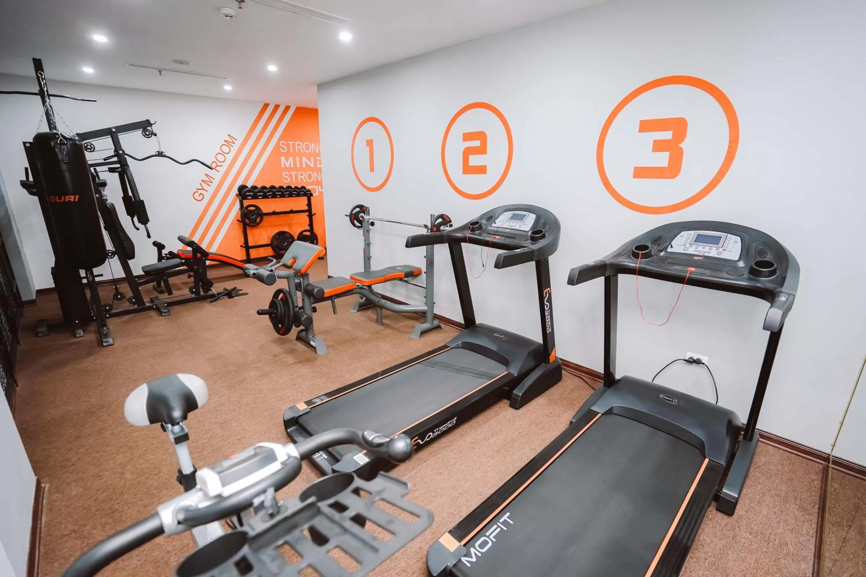 Fitness centre/facilities in Reyna Hotel Hanoi & Spa