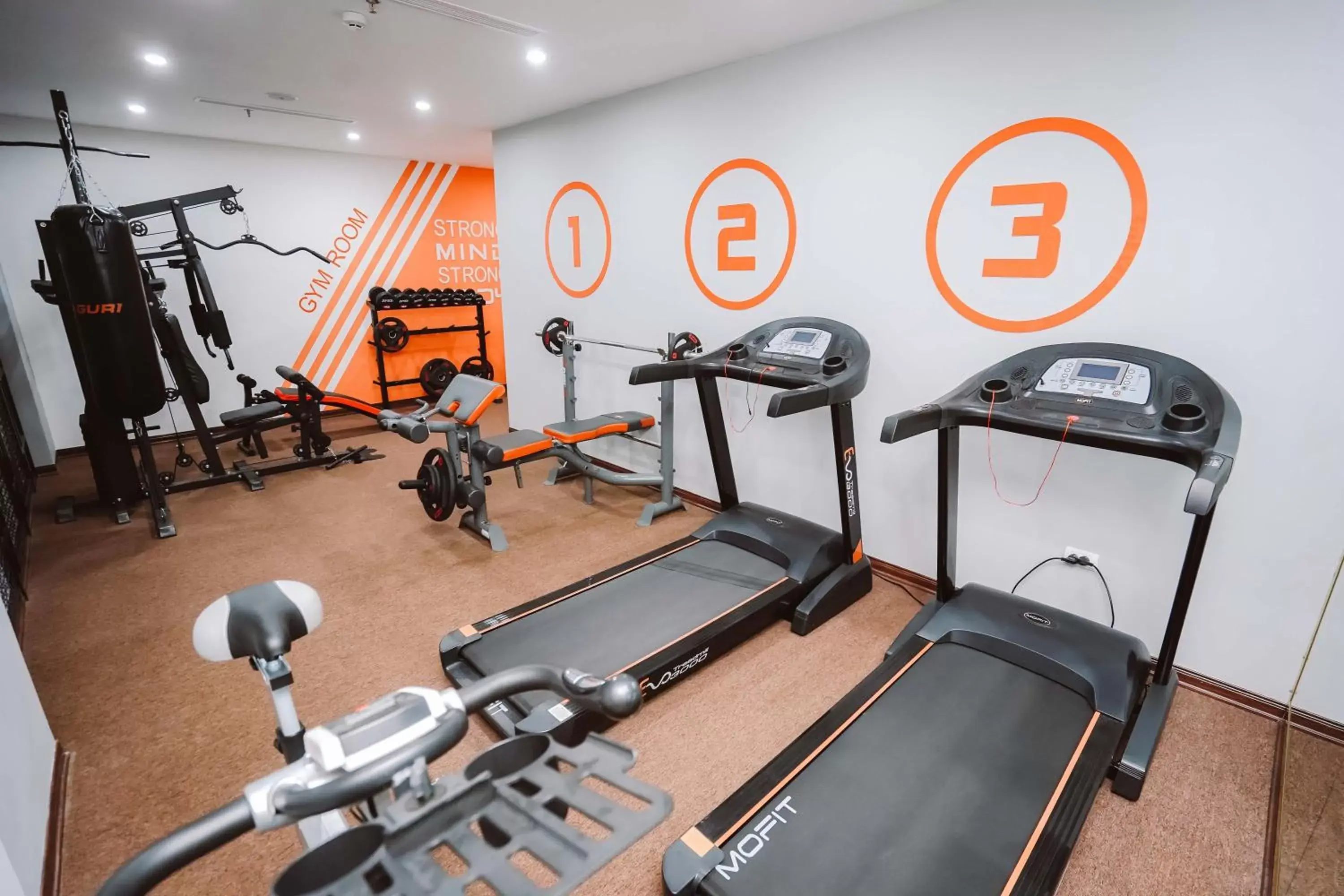 Fitness centre/facilities in Reyna Hotel Hanoi & Spa Fitness centre/facilities in Reyna Hotel Hanoi & Spa