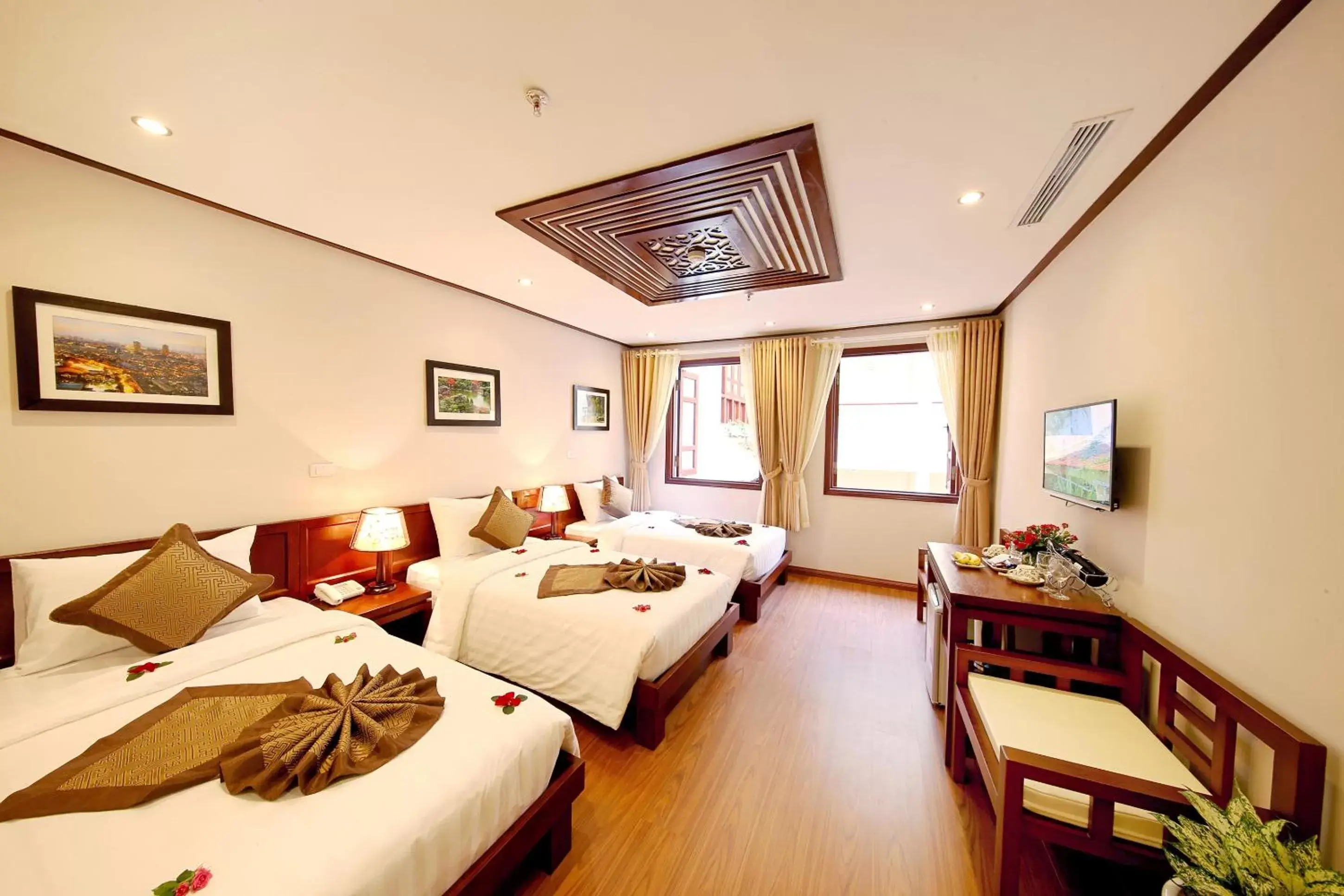 Bedroom in Hanoi Nostalgia Hotel & Spa