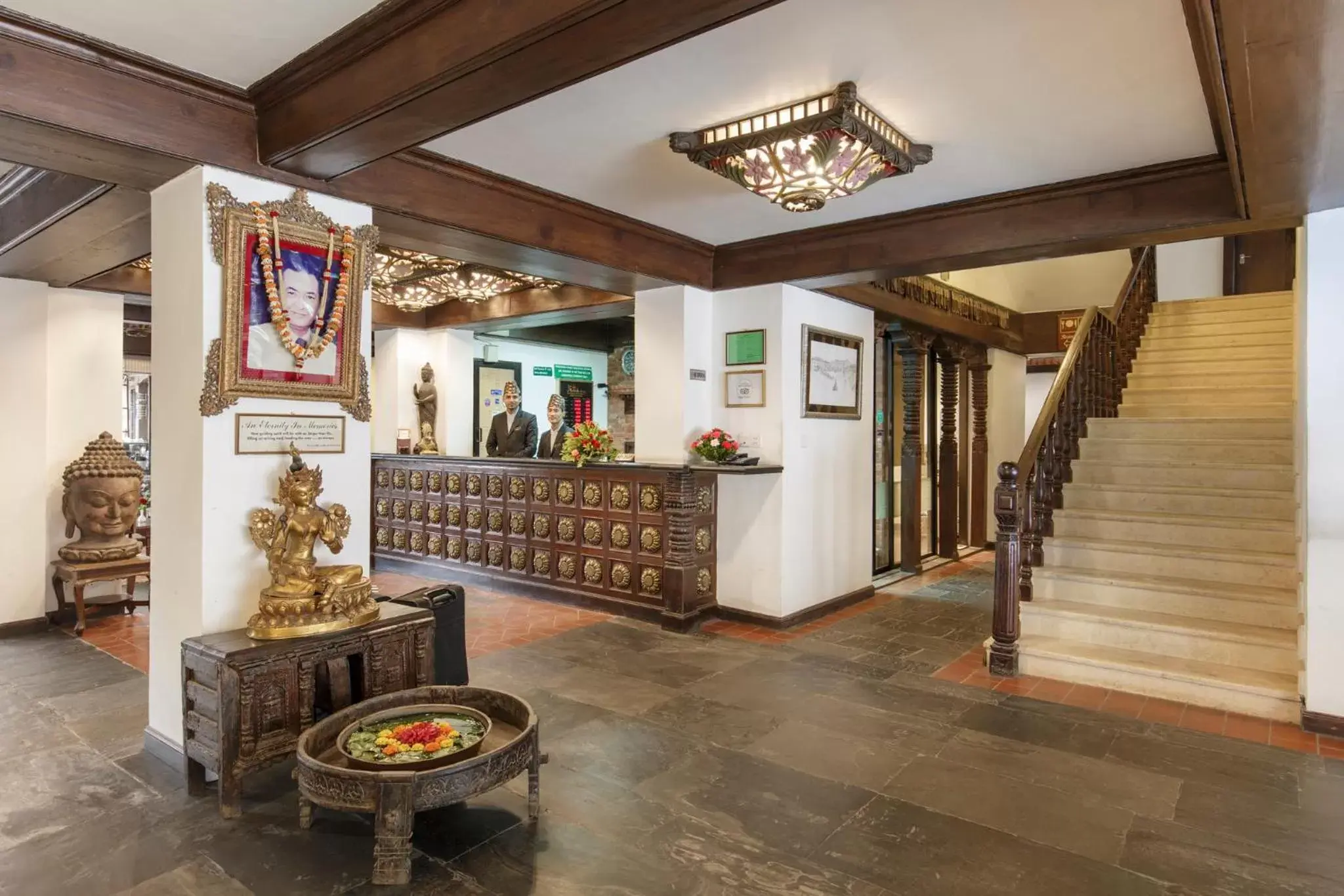 Lobby or reception in Hotel Manaslu Lobby or reception in Hotel Manaslu