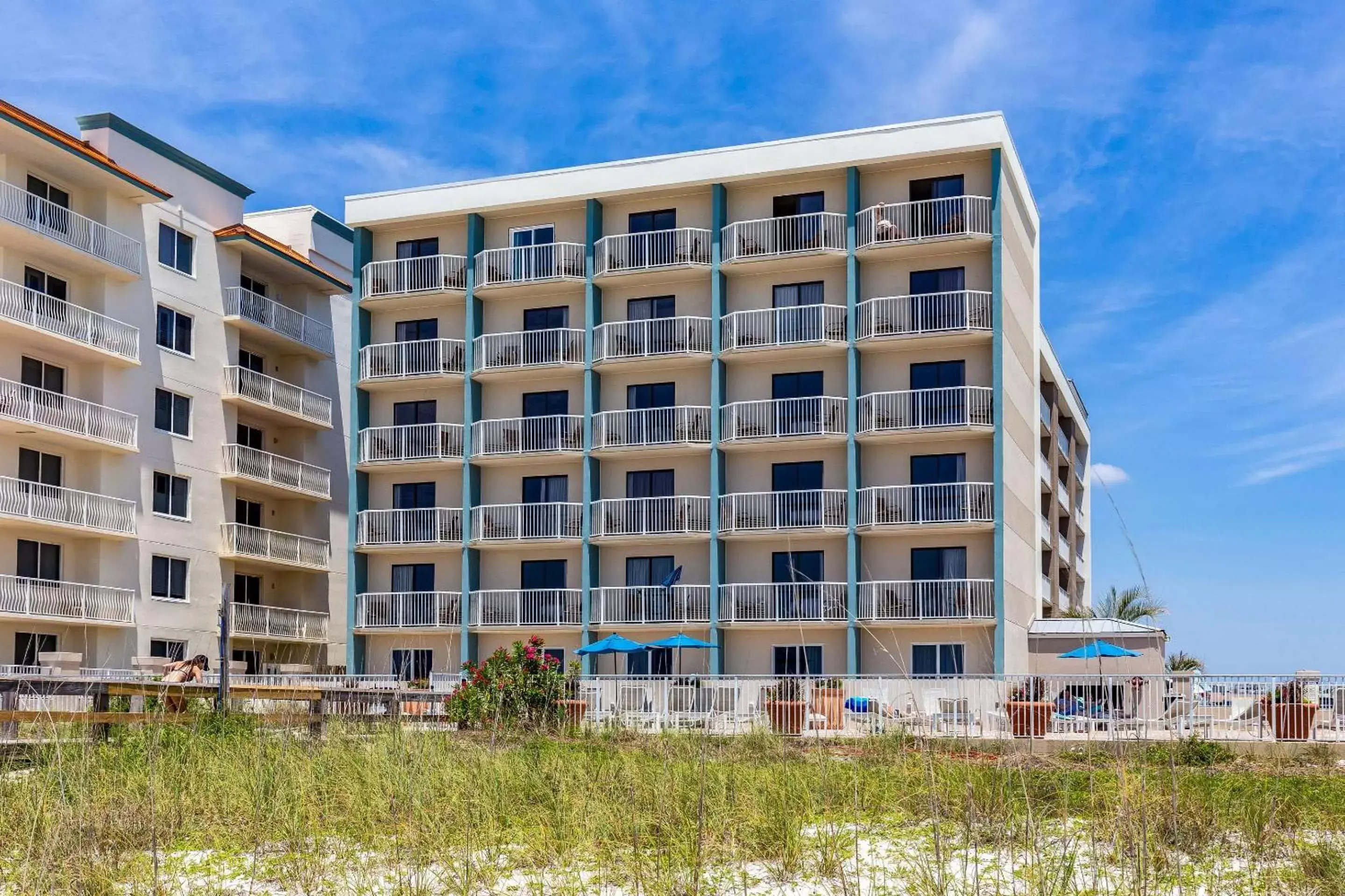 Property Building in Sleep Inn on the Beach