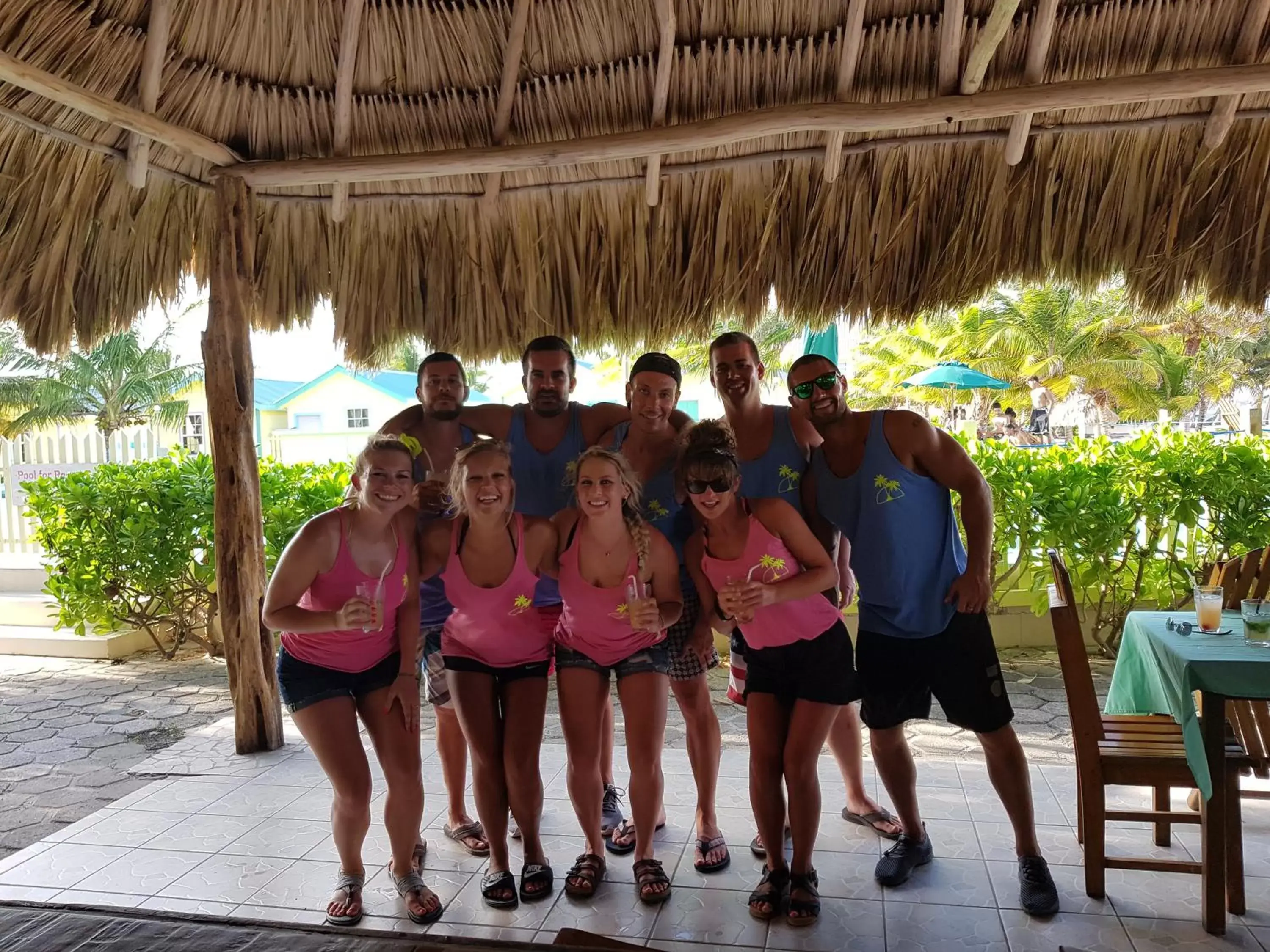 group of guests in Royal Caribbean Resort