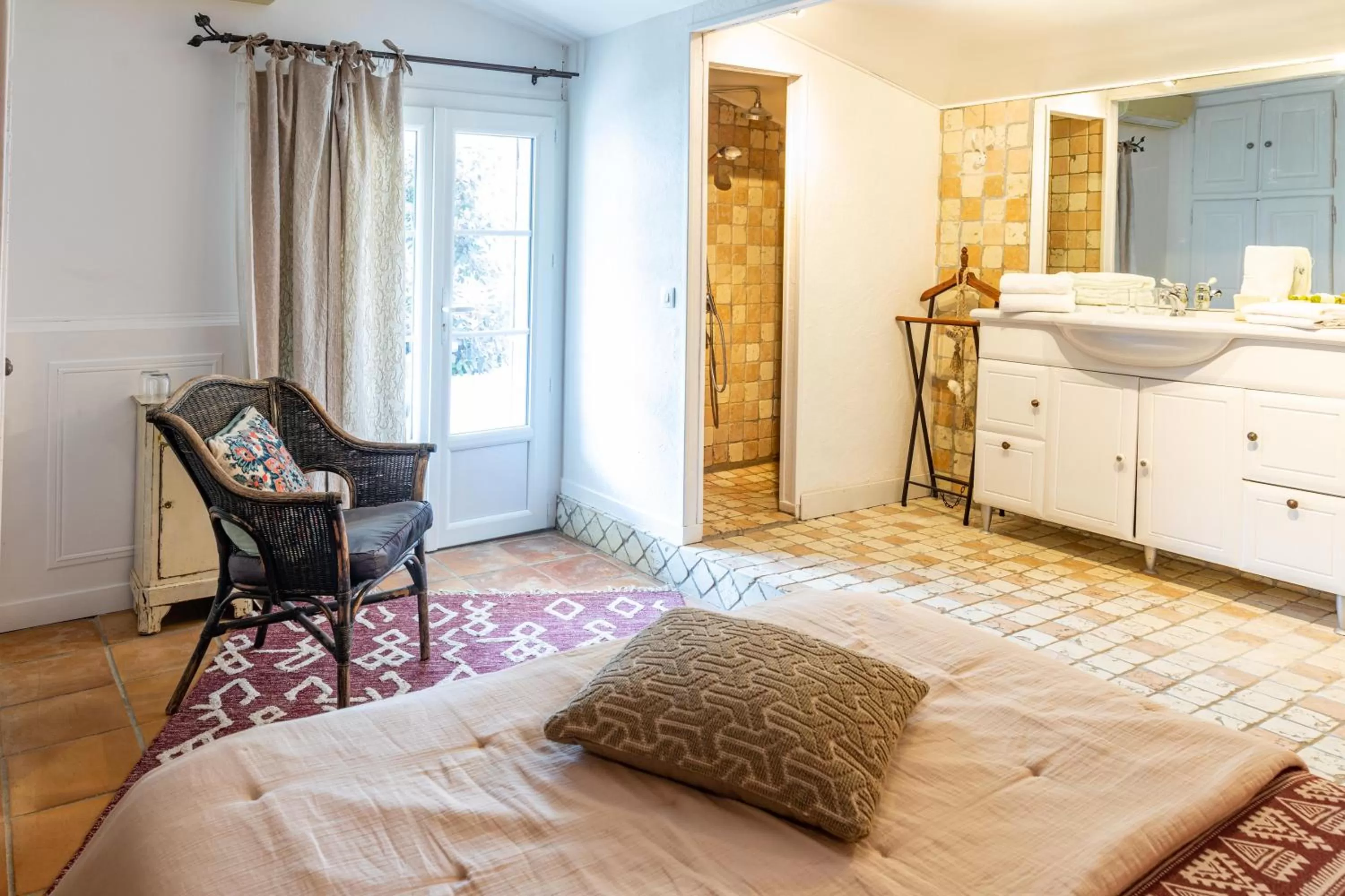 Bed in La Bastide du Mûrier