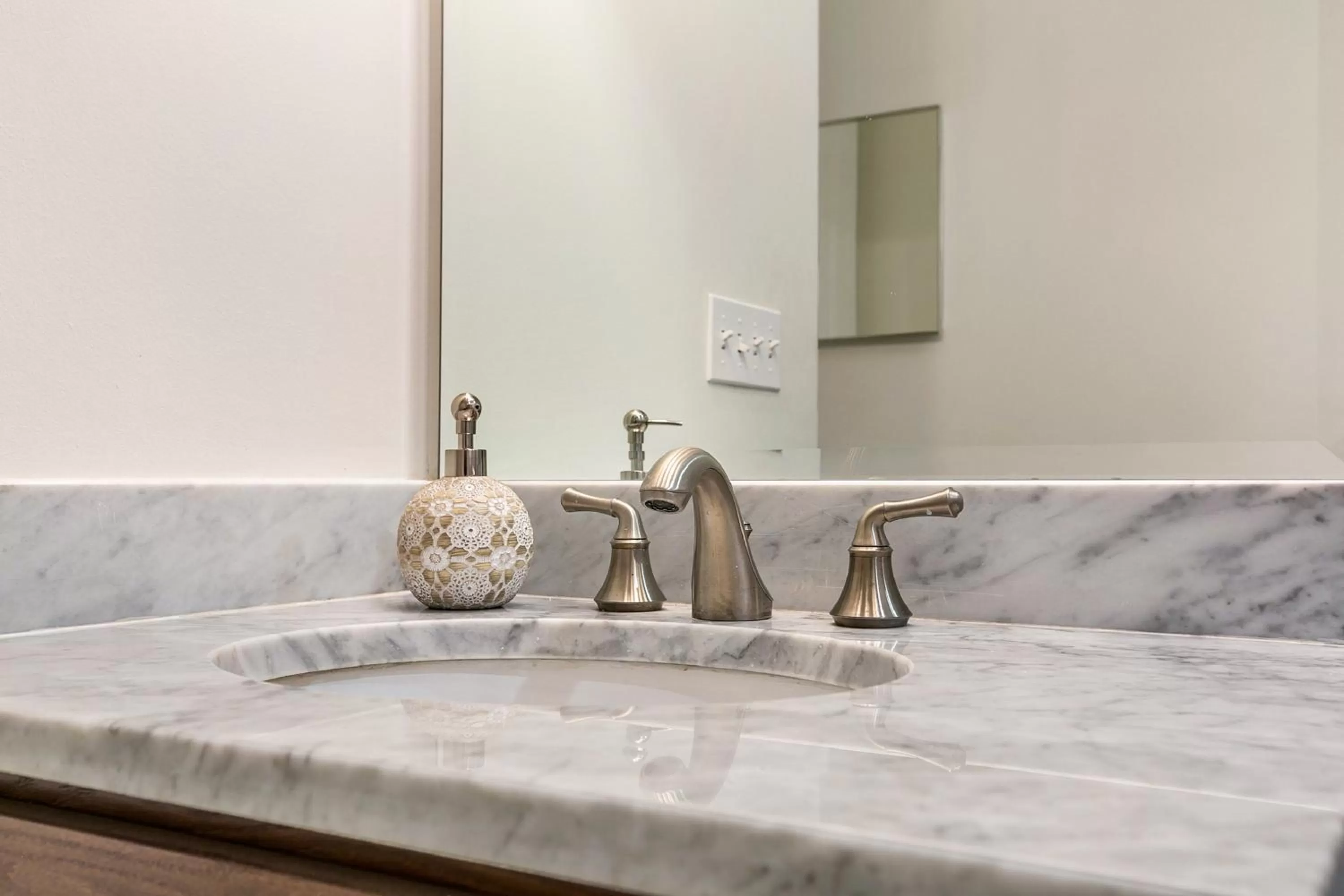 Bathroom in 1 and 2 BR Private Condos Steps Away From French Quarter