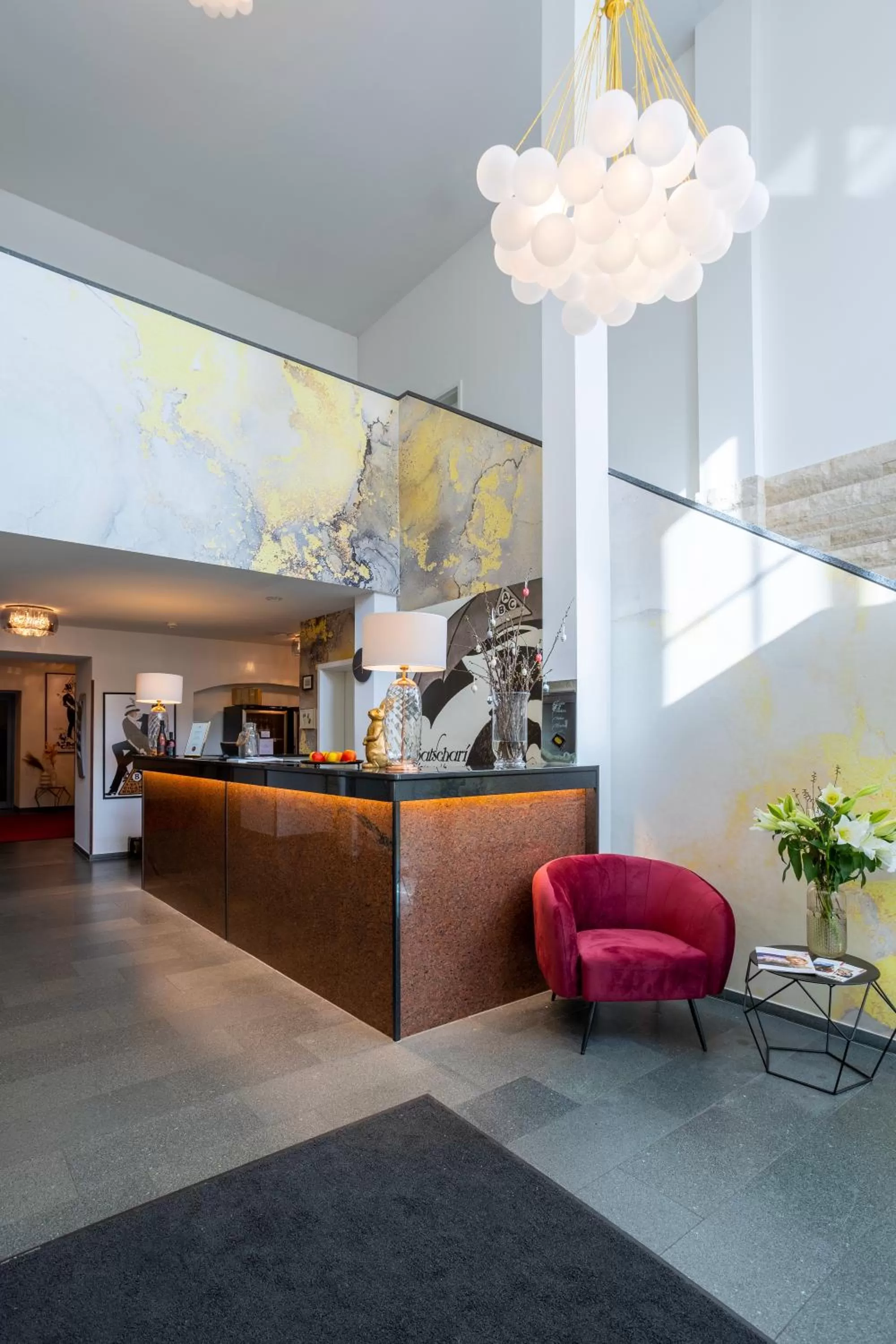 Lobby or reception in Batschari Palais Baden-Baden