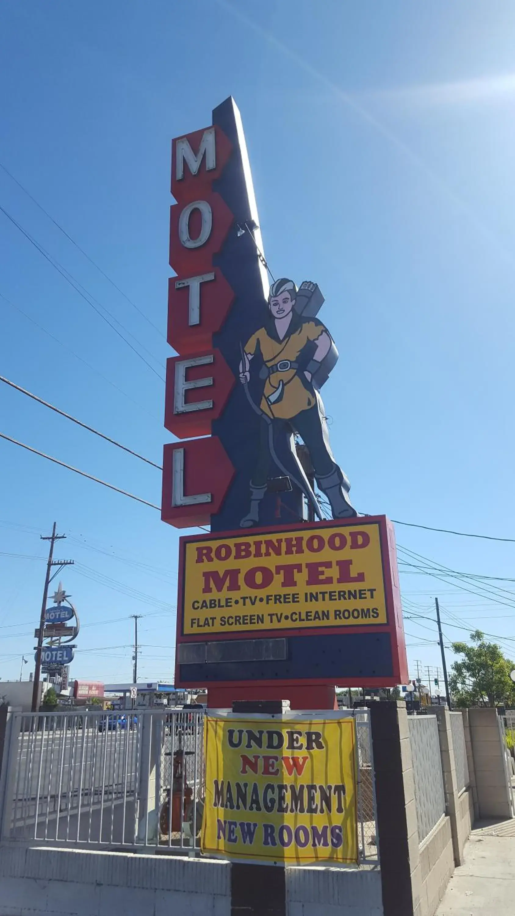 Property logo or sign, Property Building in Robinhood Motel