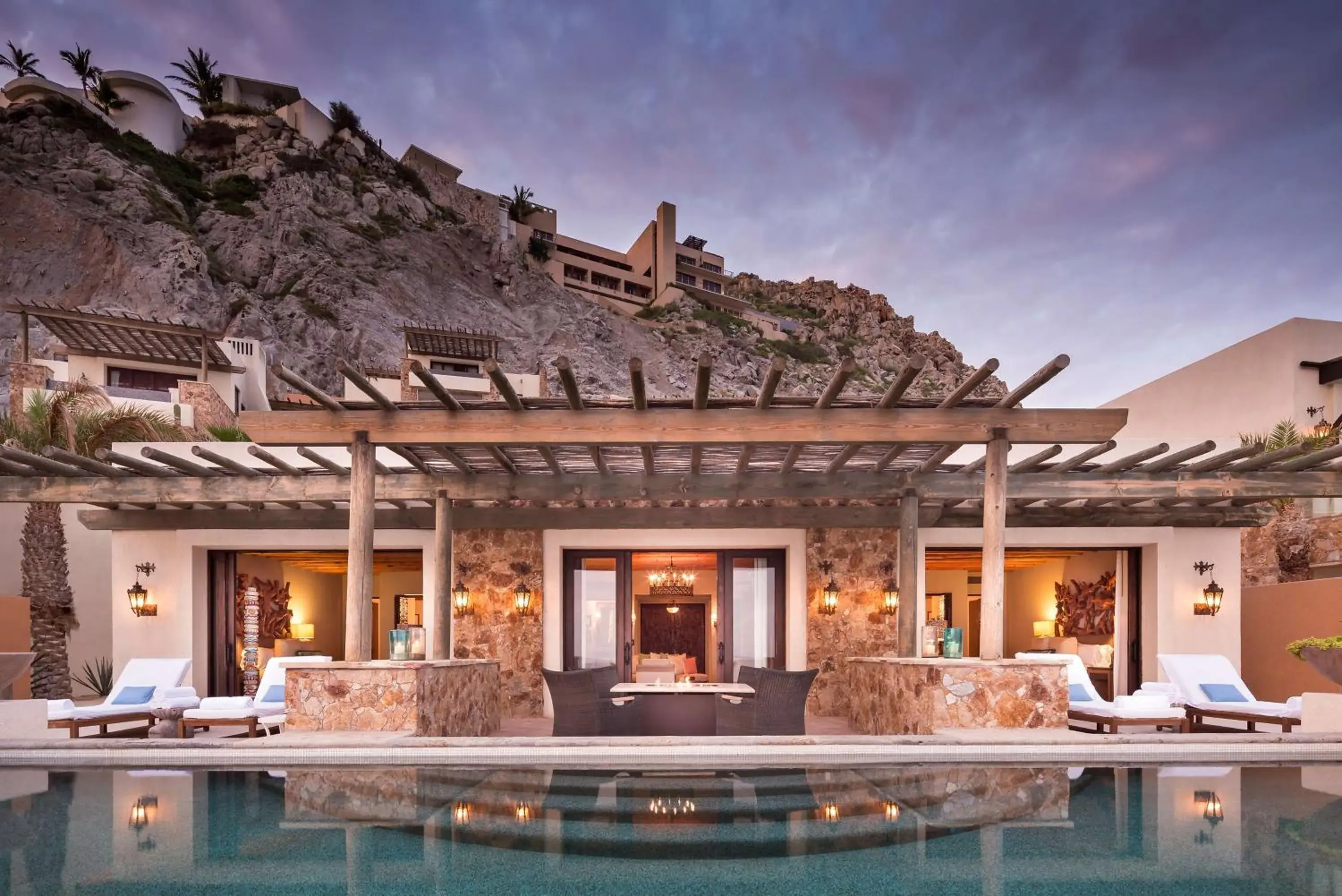 Patio, Swimming Pool in Waldorf Astoria Los Cabos Pedregal