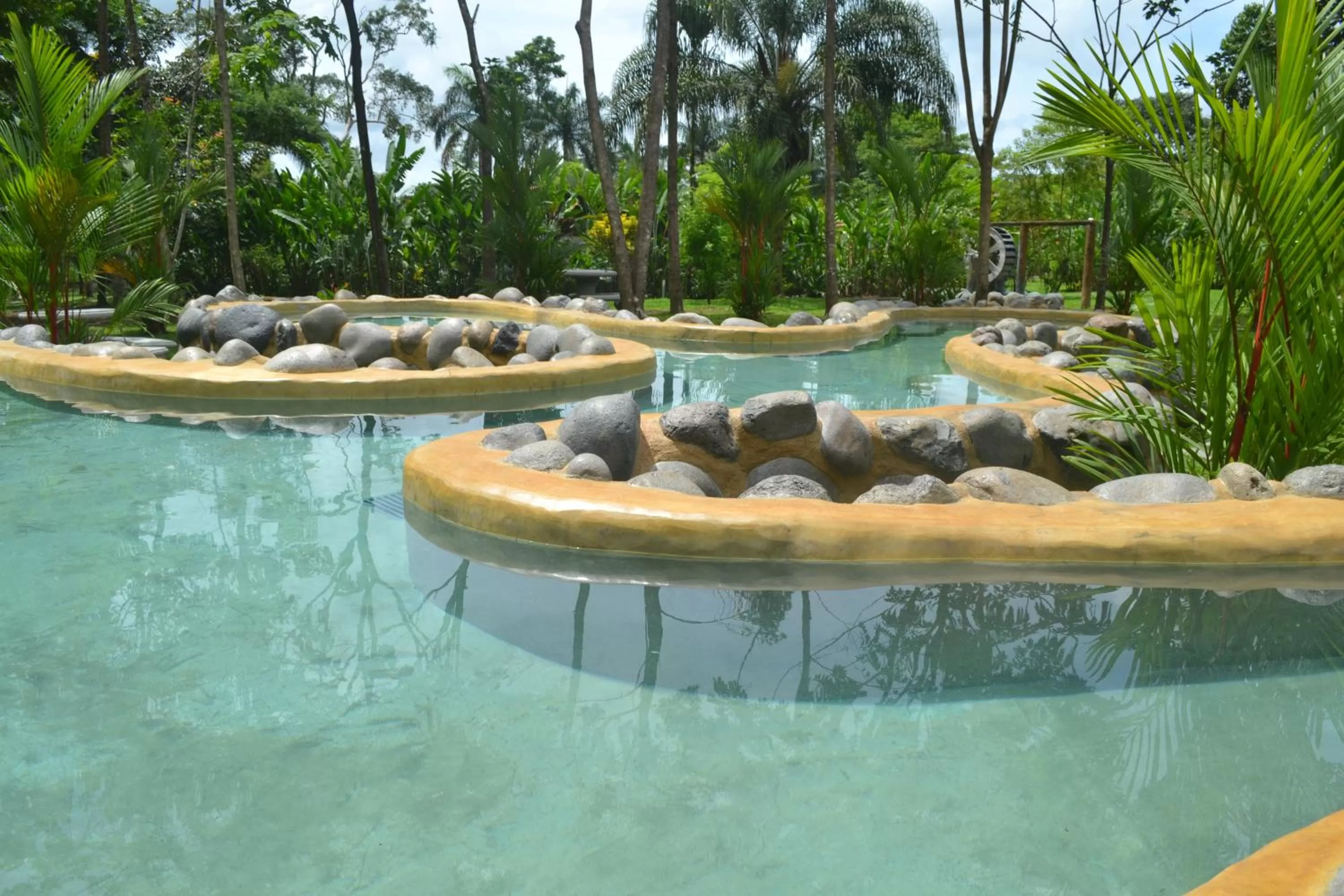 Hot Spring Bath in Volcano Lodge, Hotel & Thermal Experience