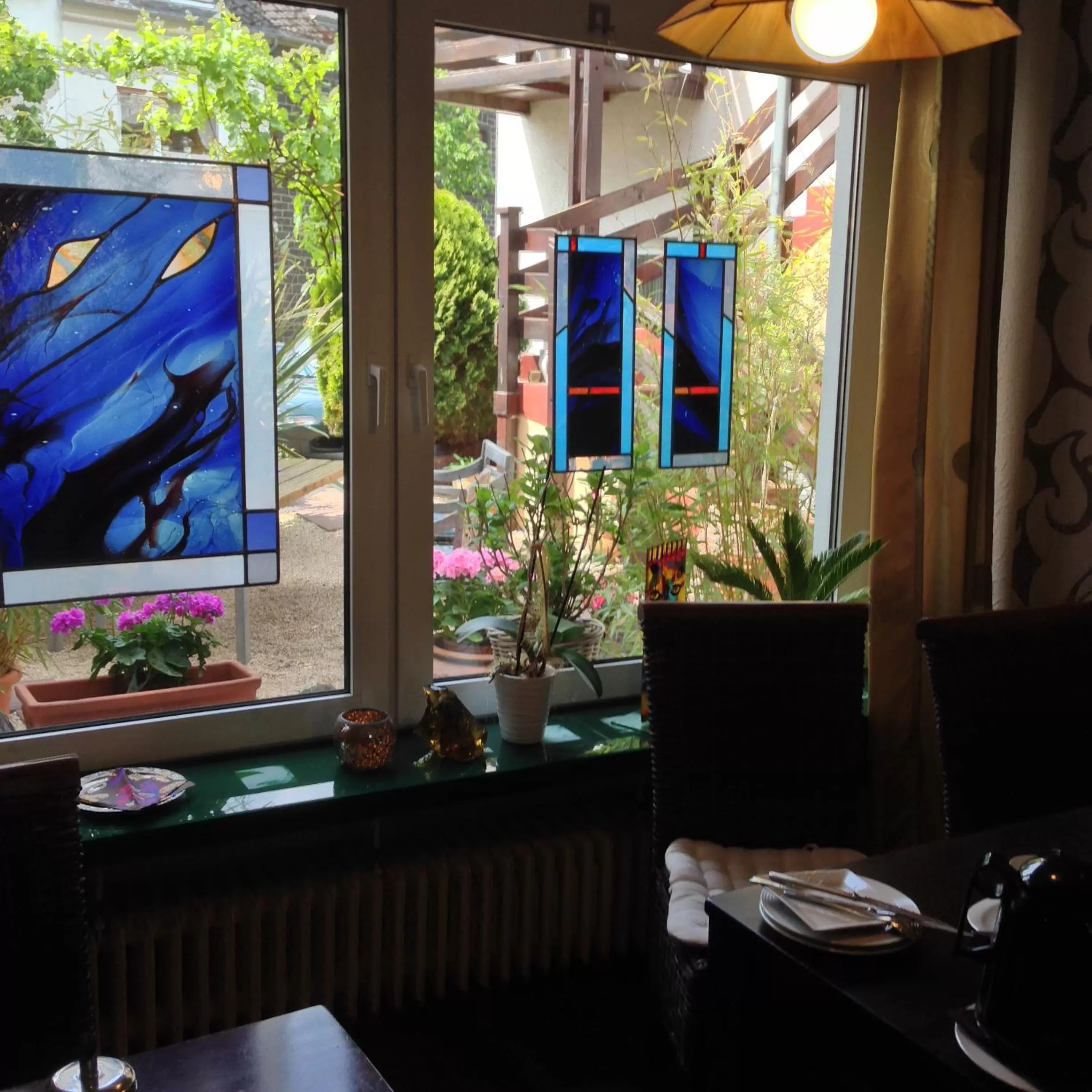 Patio in Gaestehaus Klaus