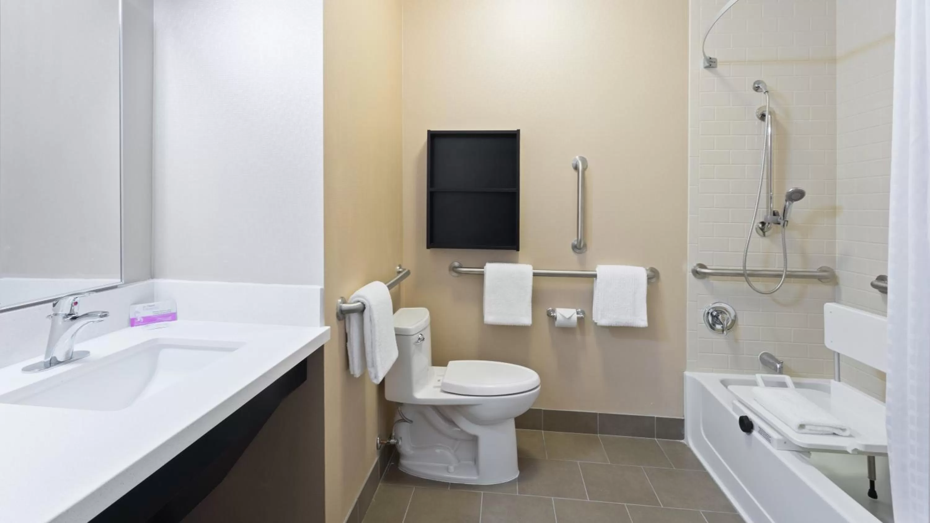 Bathroom in Candlewood Suites Grove City - Outlet Center by IHG