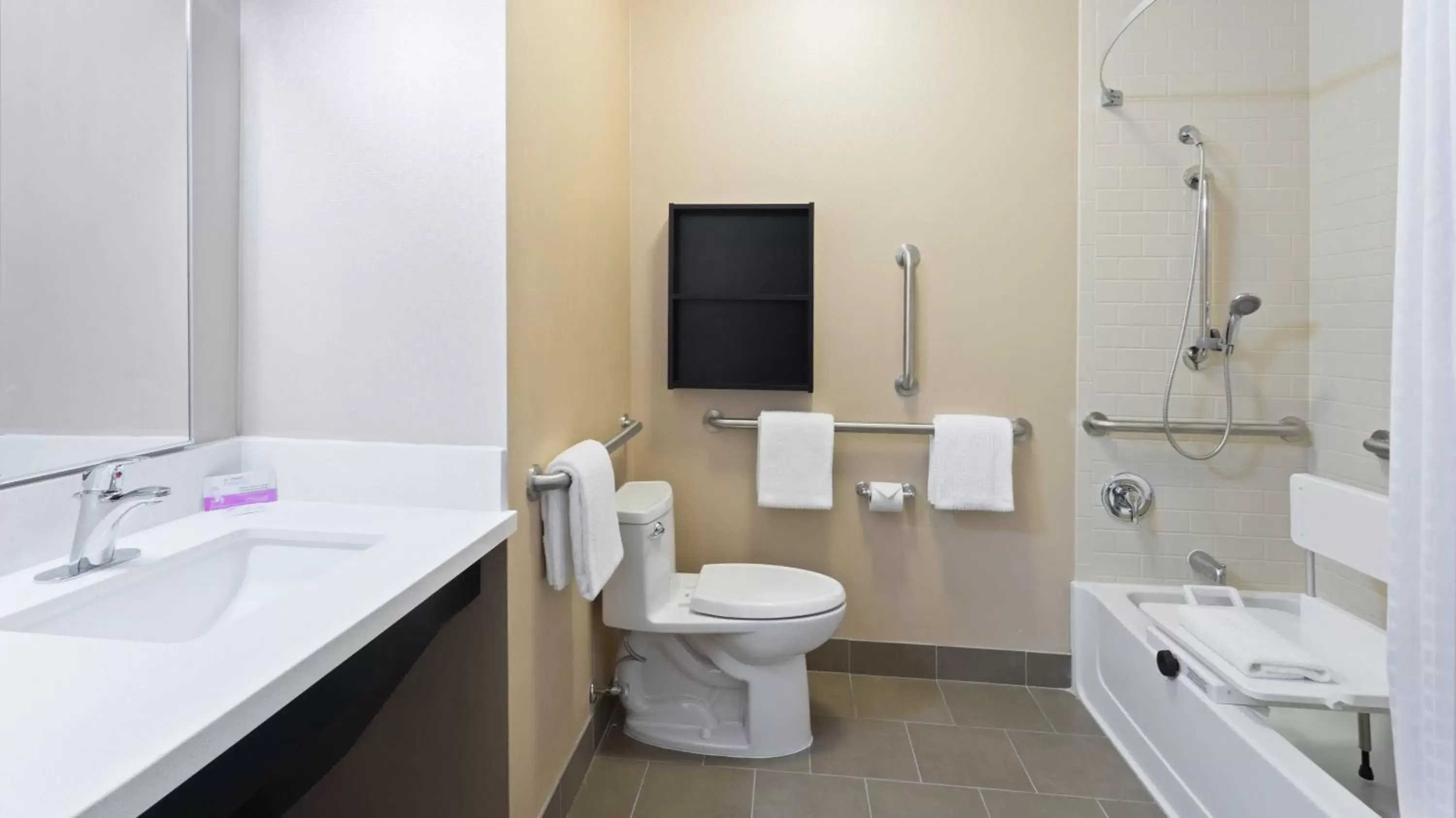 Bathroom in Candlewood Suites Grove City - Outlet Center, an IHG Hotel