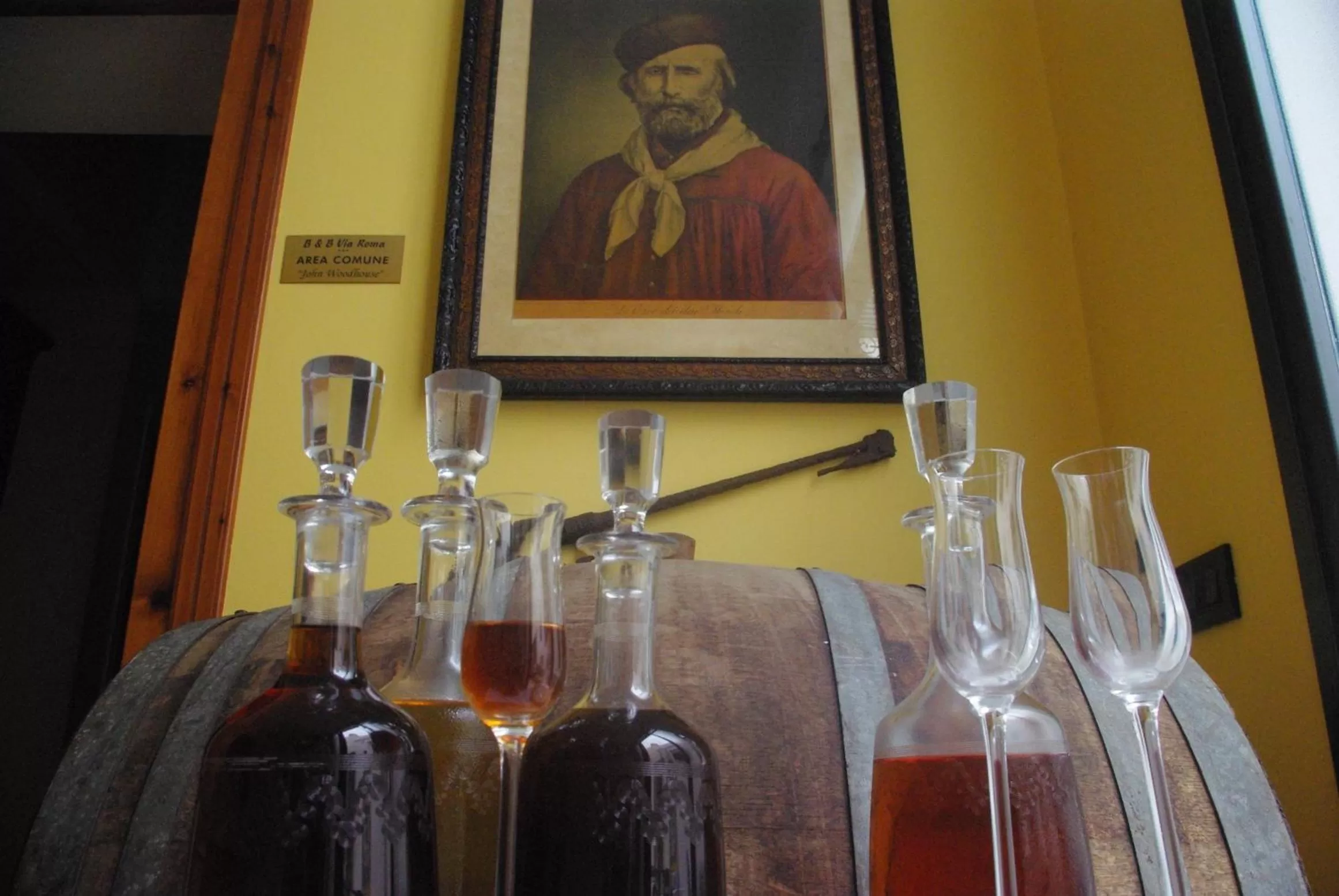 Alcoholic drinks in B&B Via Roma