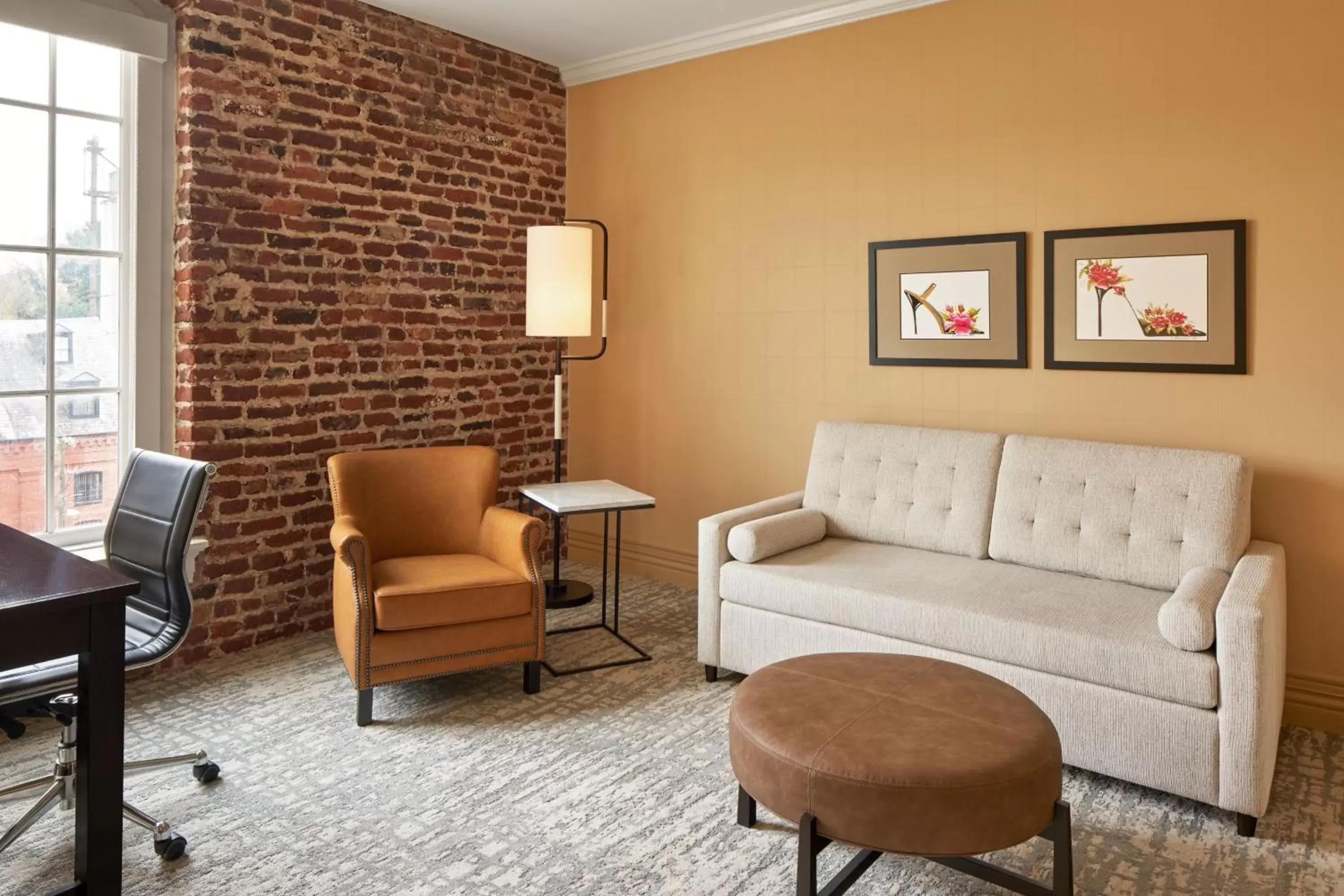 Photo of the whole room, Seating Area in Craddock Terry Hotel, Lynchburg, a Tribute Portfolio Hotel
